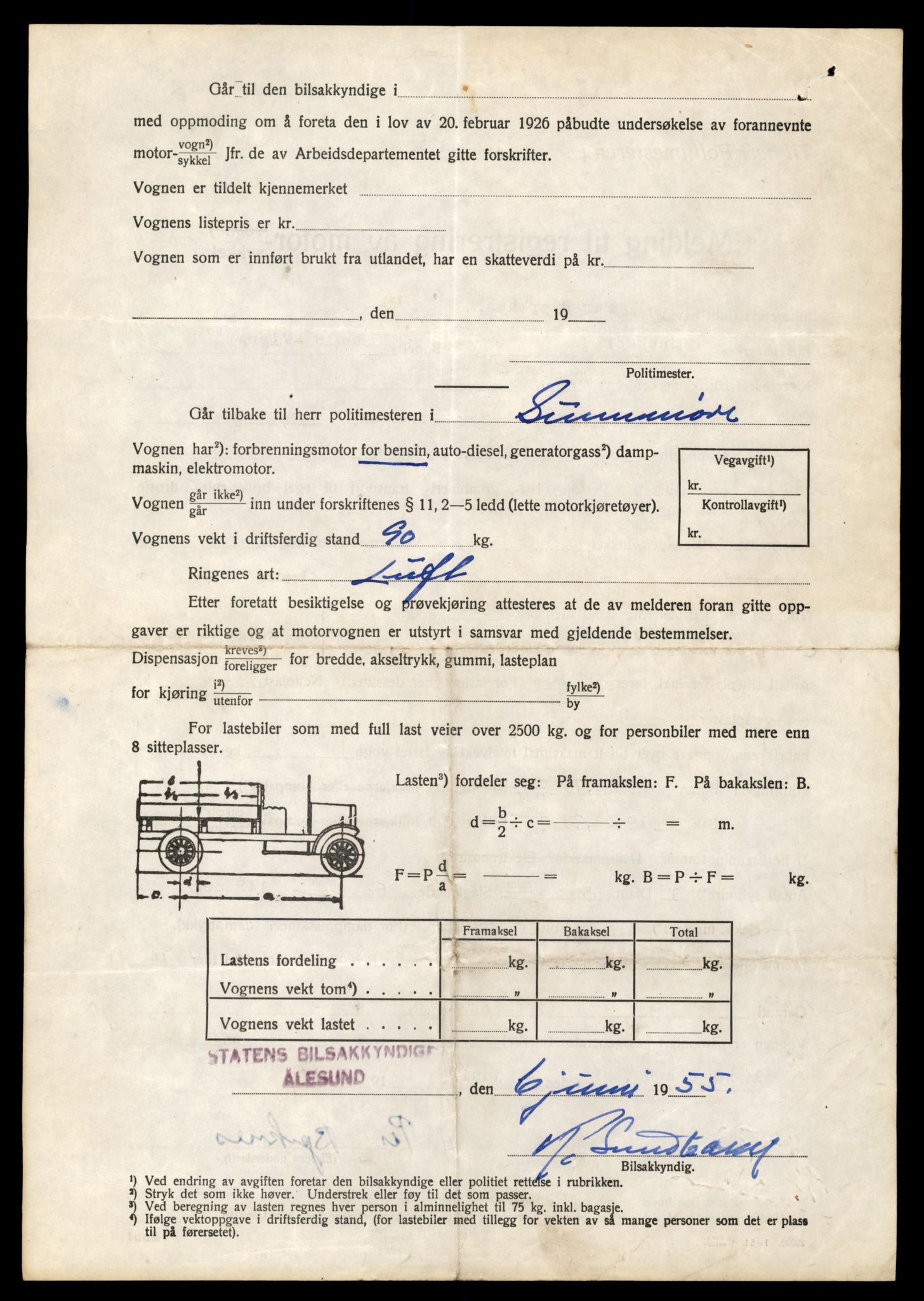 Møre og Romsdal vegkontor - Ålesund trafikkstasjon, AV/SAT-A-4099/F/Fe/L0039: Registreringskort for kjøretøy T 13361 - T 13530, 1927-1998, p. 148