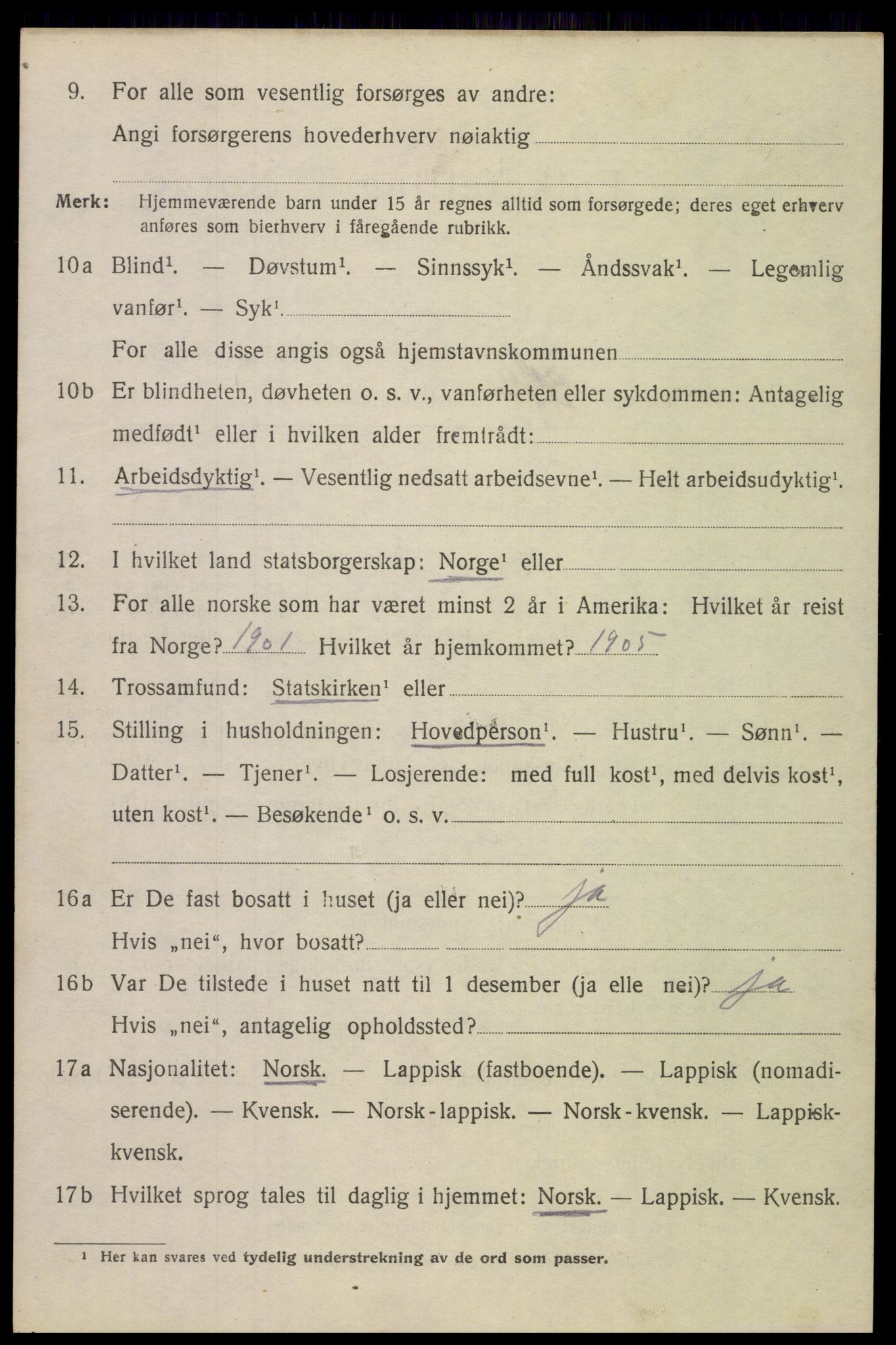 SAT, 1920 census for Bodø, 1920, p. 7928