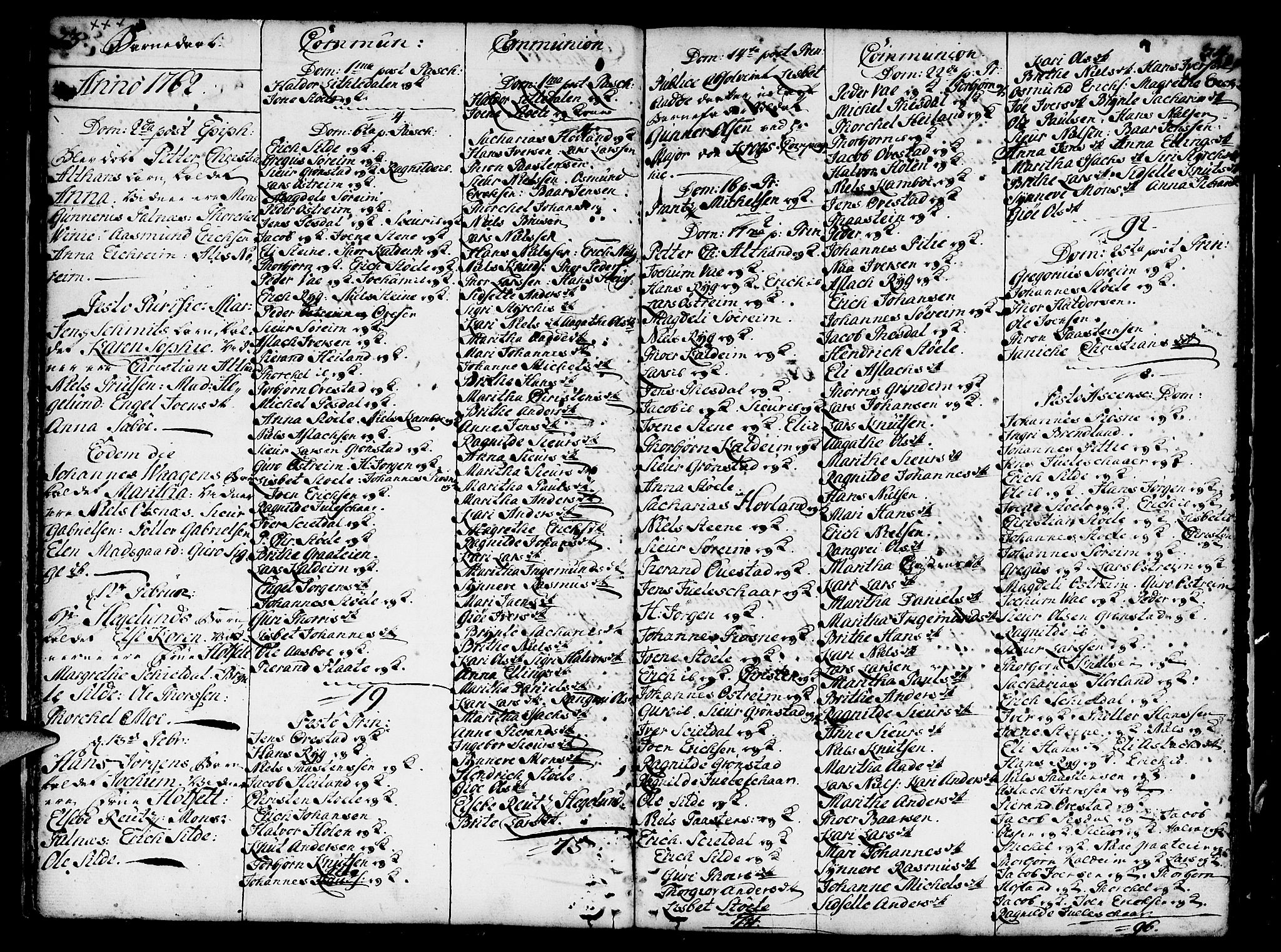 Etne sokneprestembete, AV/SAB-A-75001/H/Haa: Parish register (official) no. A 3 /1, 1755-1782, p. 23-24