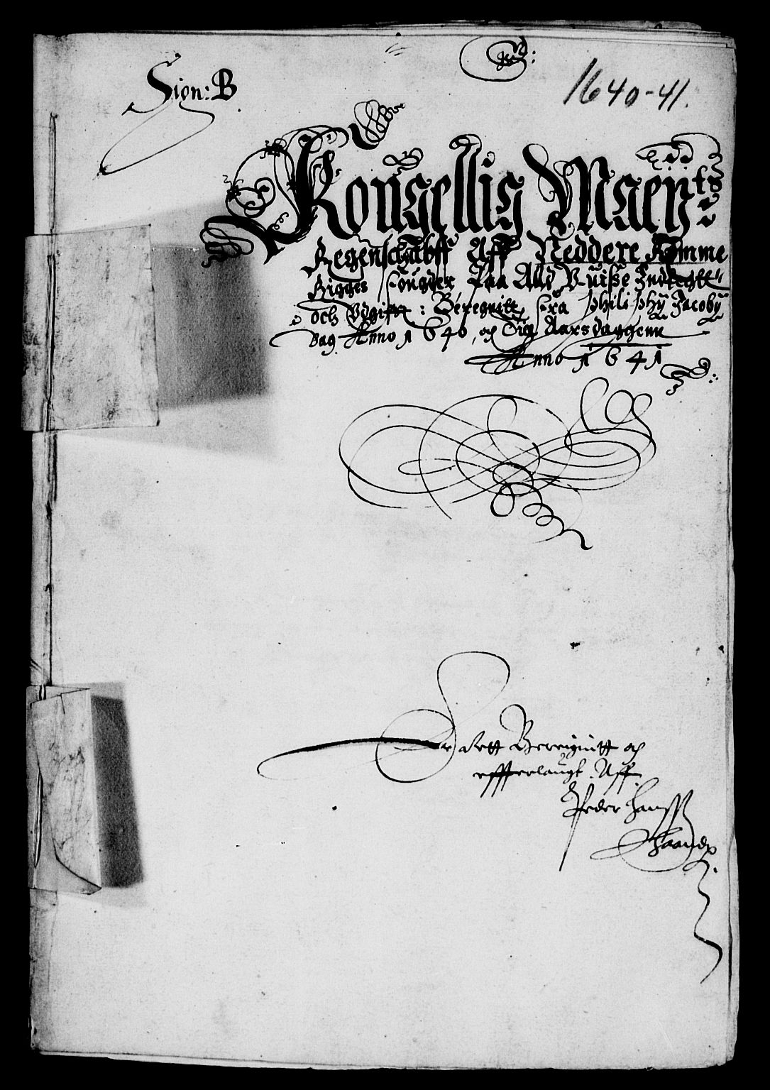 Rentekammeret inntil 1814, Reviderte regnskaper, Lensregnskaper, AV/RA-EA-5023/R/Rb/Rba/L0150: Akershus len, 1639-1641
