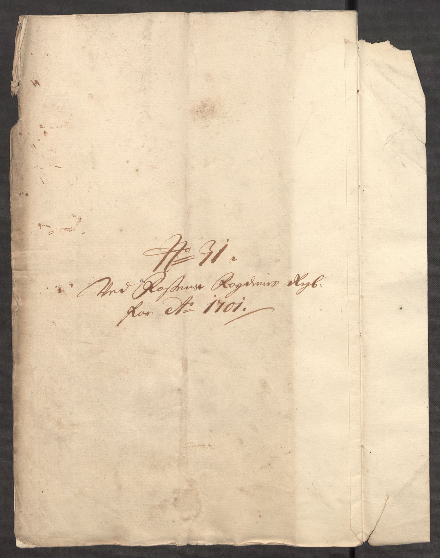 Rentekammeret inntil 1814, Reviderte regnskaper, Fogderegnskap, AV/RA-EA-4092/R57/L3854: Fogderegnskap Fosen, 1700-1701, p. 395