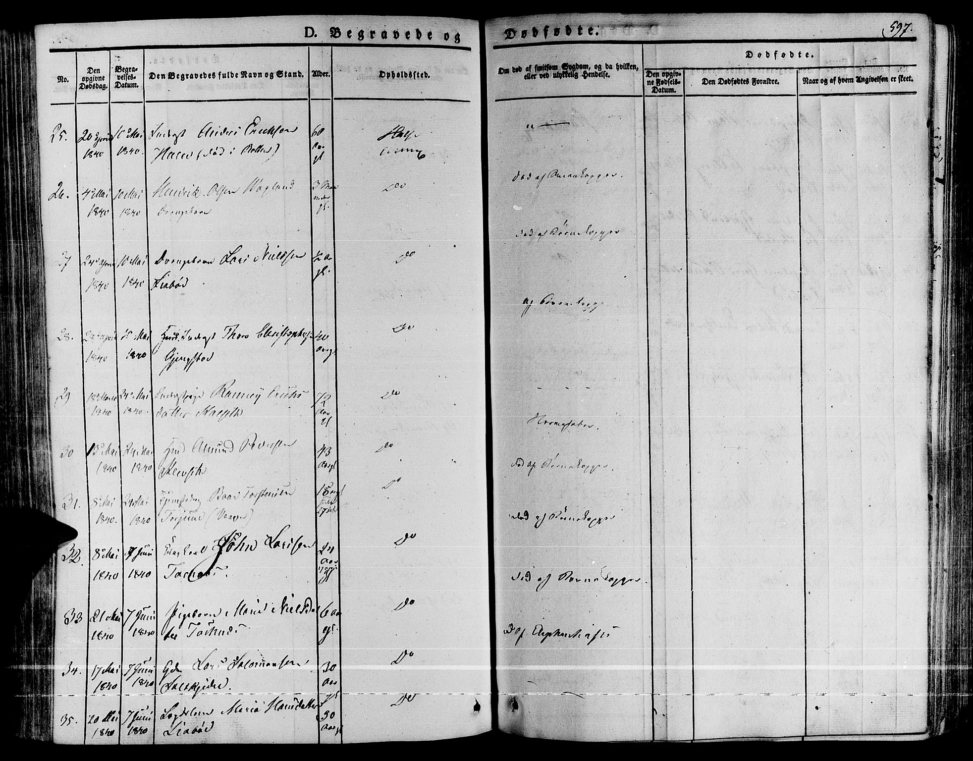 Ministerialprotokoller, klokkerbøker og fødselsregistre - Møre og Romsdal, AV/SAT-A-1454/592/L1025: Parish register (official) no. 592A03 /2, 1831-1849, p. 597