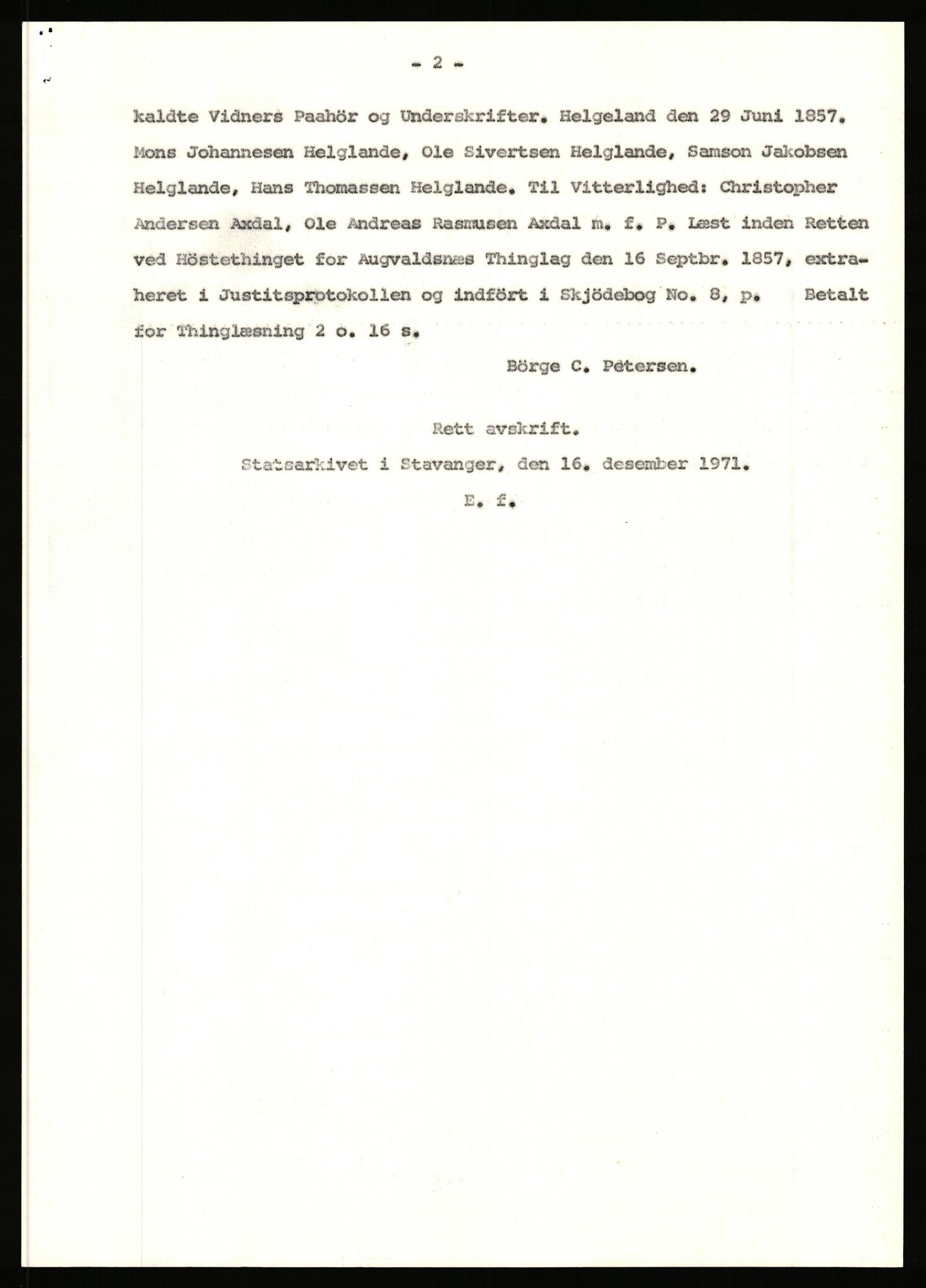 Statsarkivet i Stavanger, AV/SAST-A-101971/03/Y/Yj/L0001: Avskrifter sortert etter gårdsnavn: Abeland - Alvs-Eike, 1750-1930, p. 63