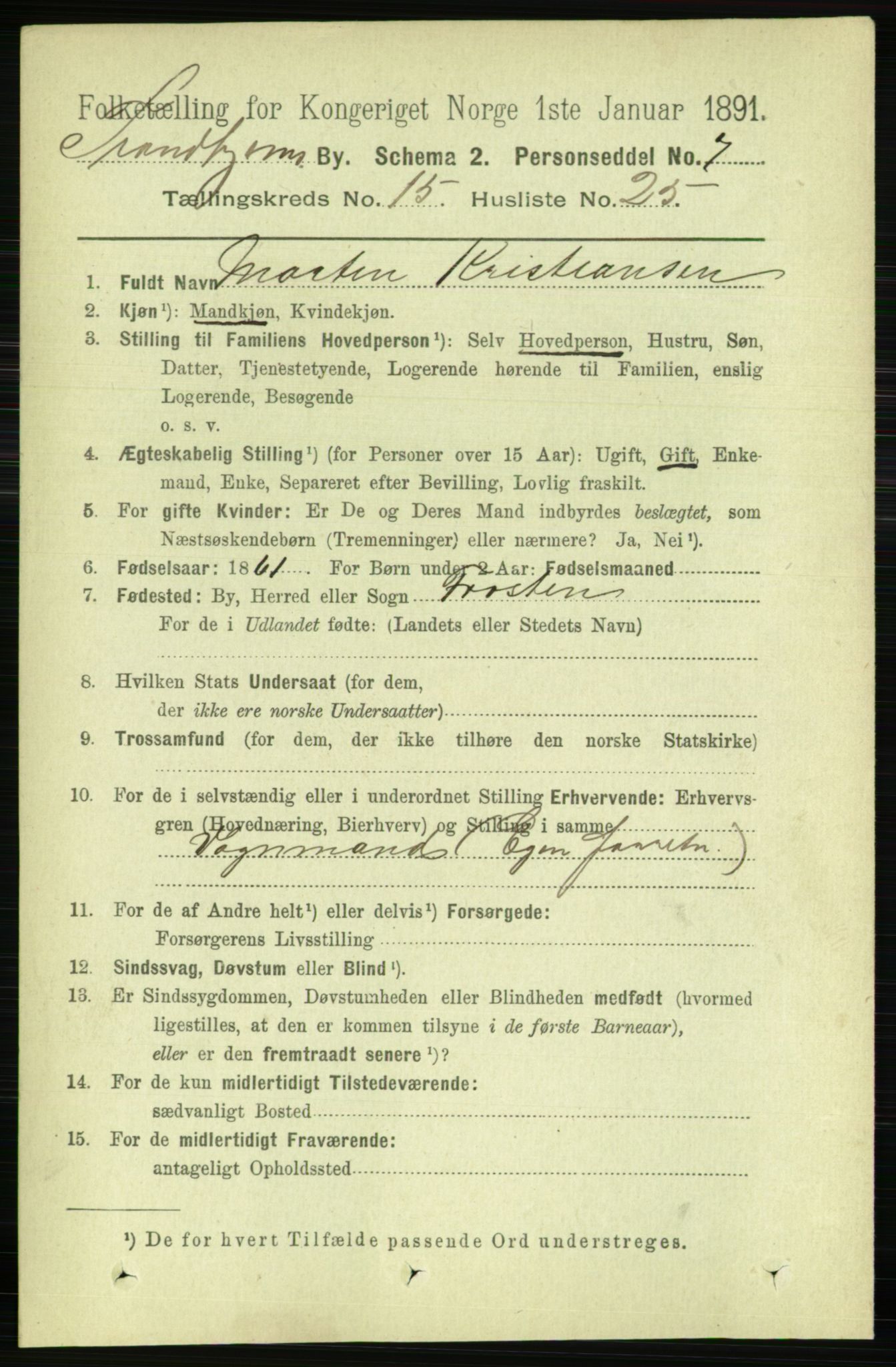 RA, 1891 census for 1601 Trondheim, 1891, p. 11874