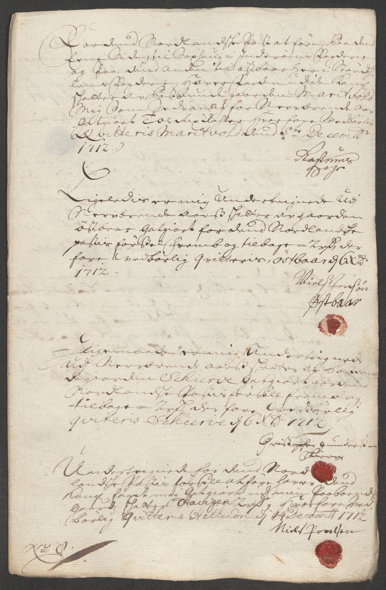 Rentekammeret inntil 1814, Reviderte regnskaper, Fogderegnskap, RA/EA-4092/R62/L4202: Fogderegnskap Stjørdal og Verdal, 1712, p. 285