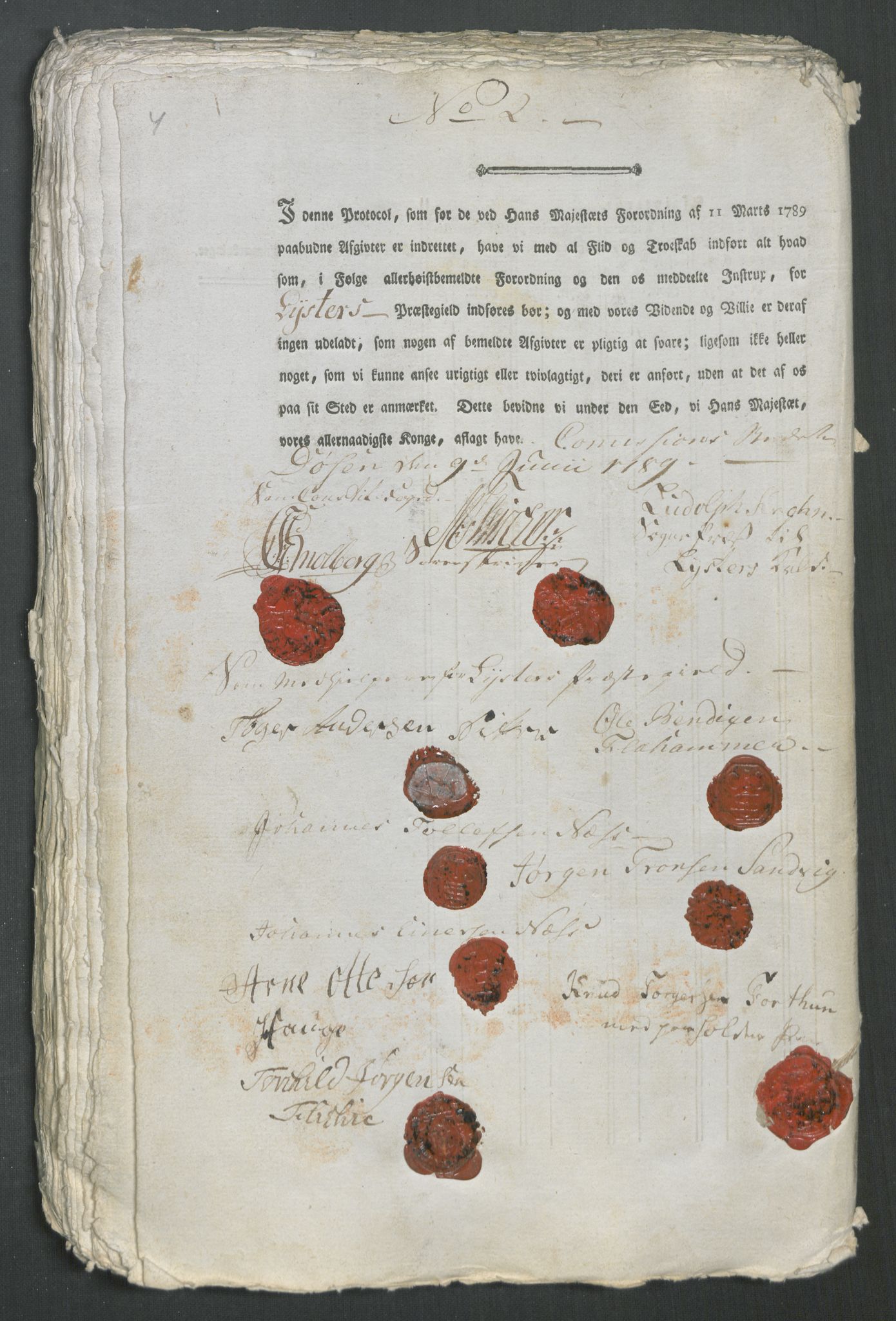 Rentekammeret inntil 1814, Reviderte regnskaper, Mindre regnskaper, AV/RA-EA-4068/Rf/Rfe/L0058: Ytre og Indre Sogn fogderi, 1789, p. 184