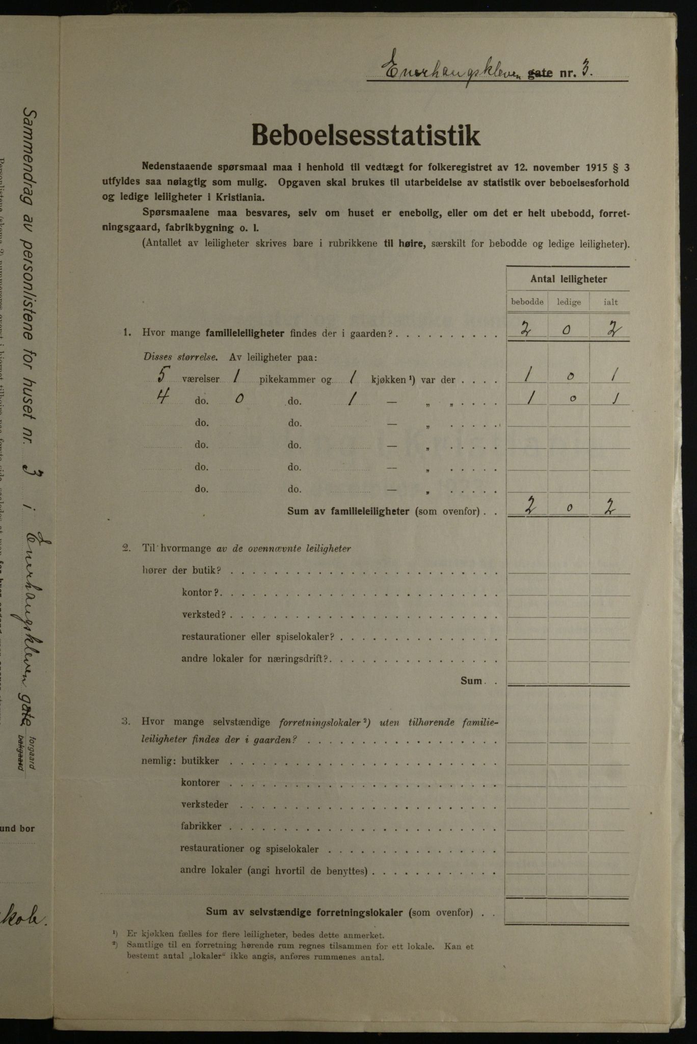 OBA, Municipal Census 1923 for Kristiania, 1923, p. 24164