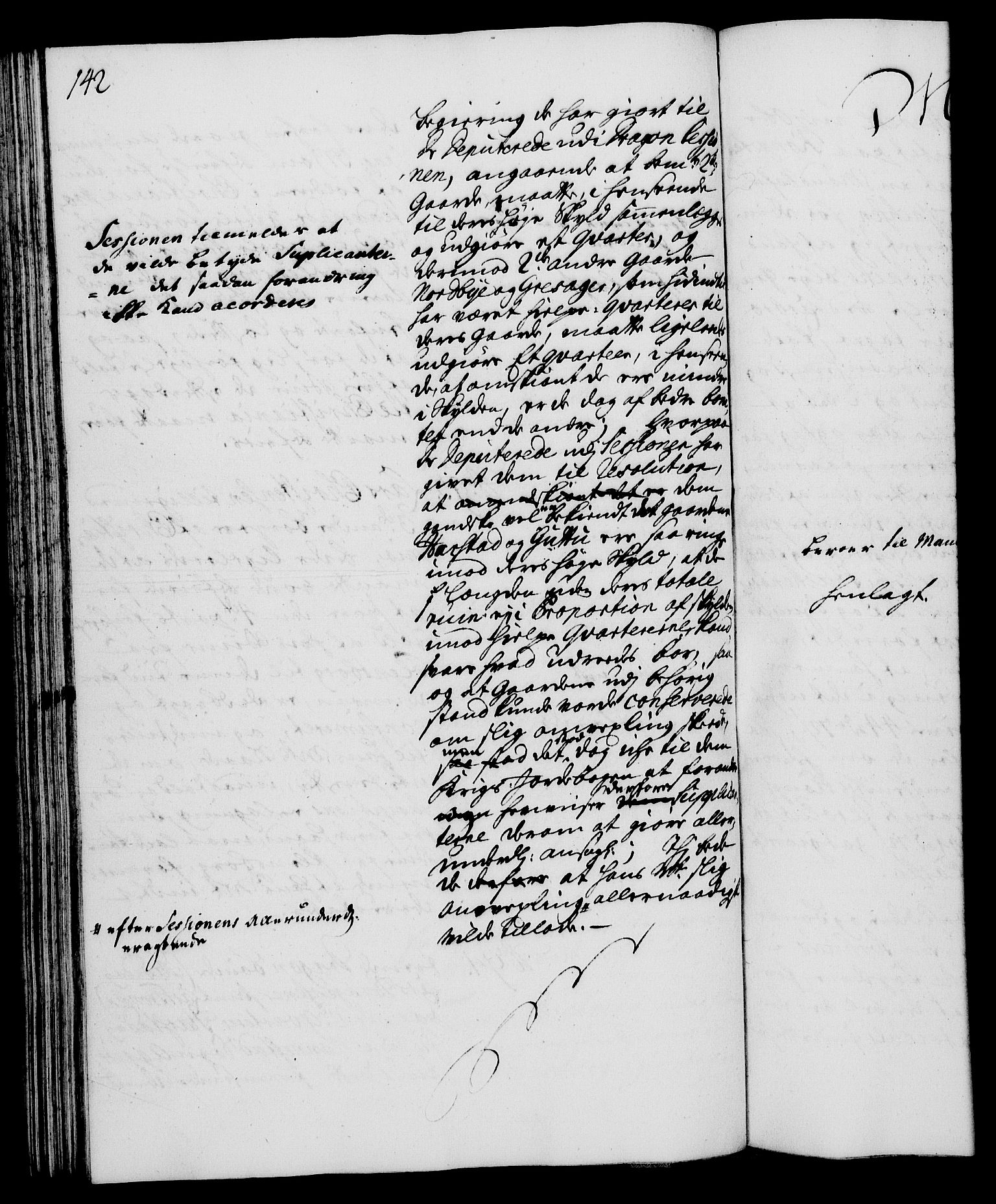 Rentekammeret, Kammerkanselliet, RA/EA-3111/G/Gh/Gha/L0017: Norsk ekstraktmemorialprotokoll (merket RK 53.62), 1735, p. 142