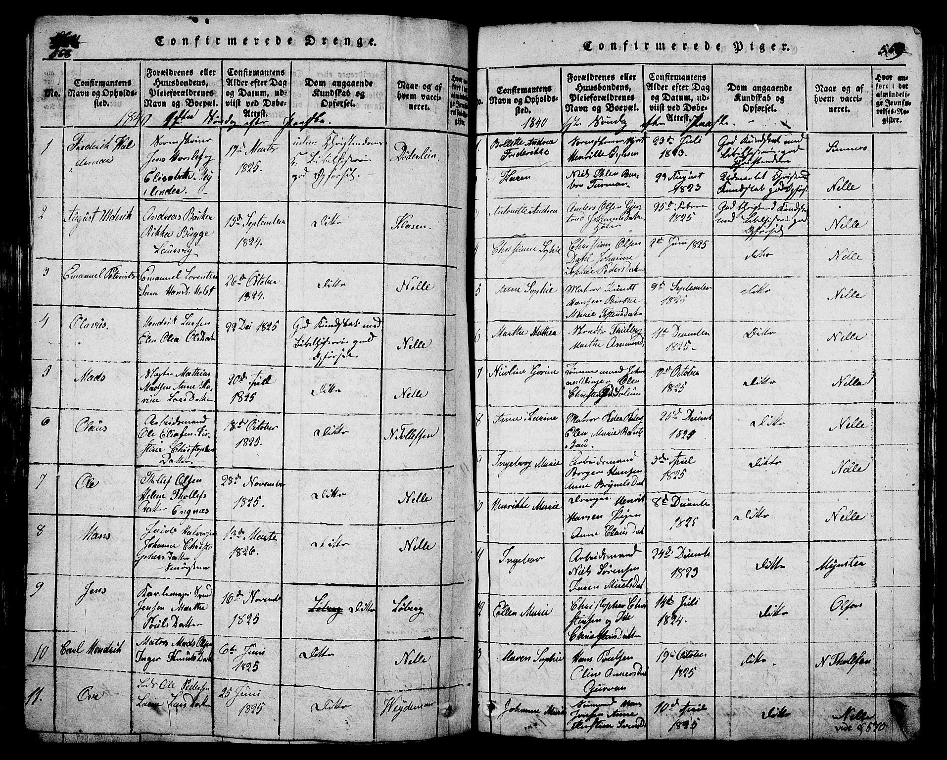 Holmestrand kirkebøker, SAKO/A-346/G/Ga/L0001: Parish register (copy) no. 1, 1814-1848, p. 568-569