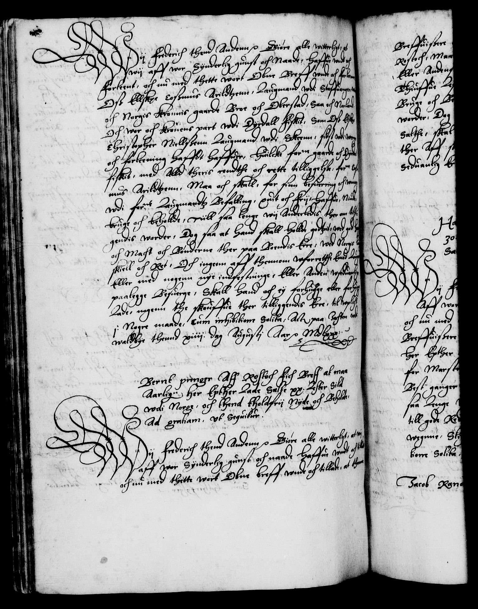 Danske Kanselli 1572-1799, AV/RA-EA-3023/F/Fc/Fca/Fcaa/L0001: Norske registre (mikrofilm), 1572-1588, p. 310b