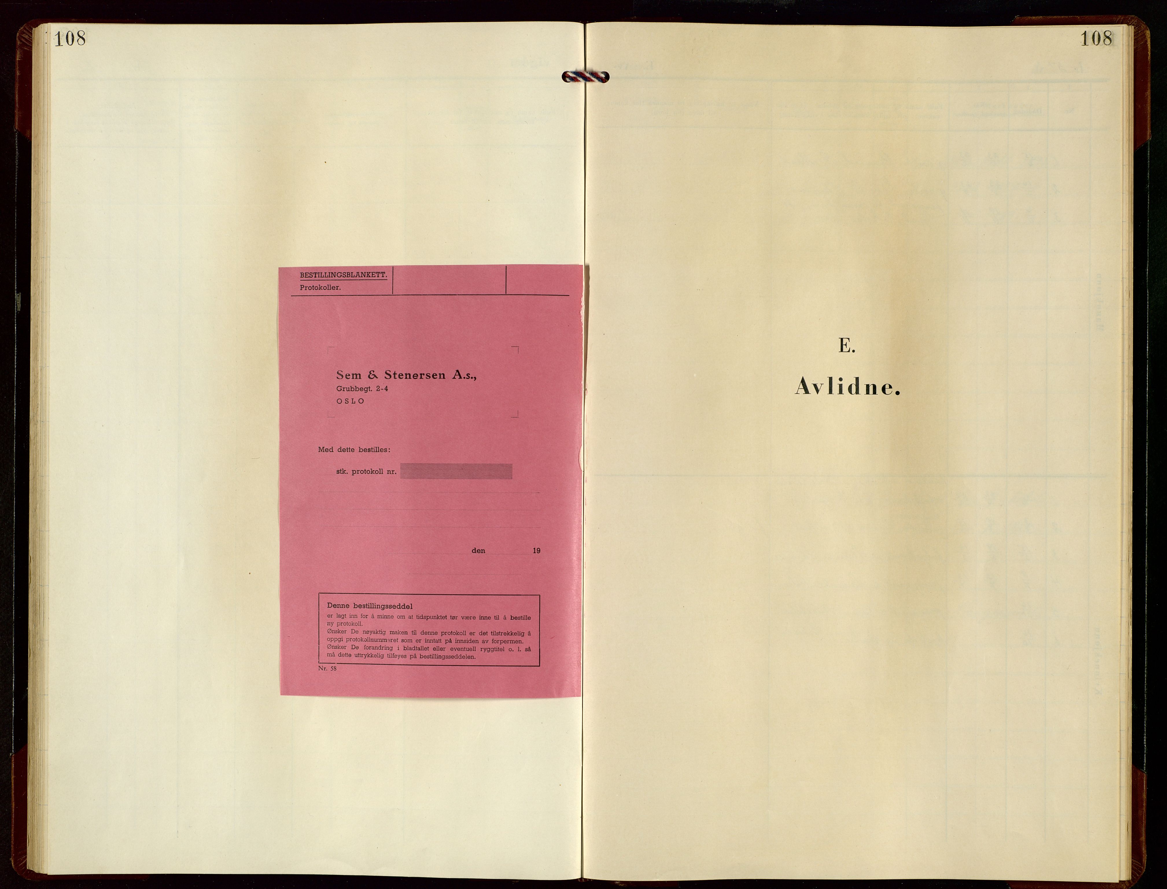 Skjold sokneprestkontor, AV/SAST-A-101847/H/Ha/Hab/L0014: Parish register (copy) no. B 14, 1951-1976, p. 108