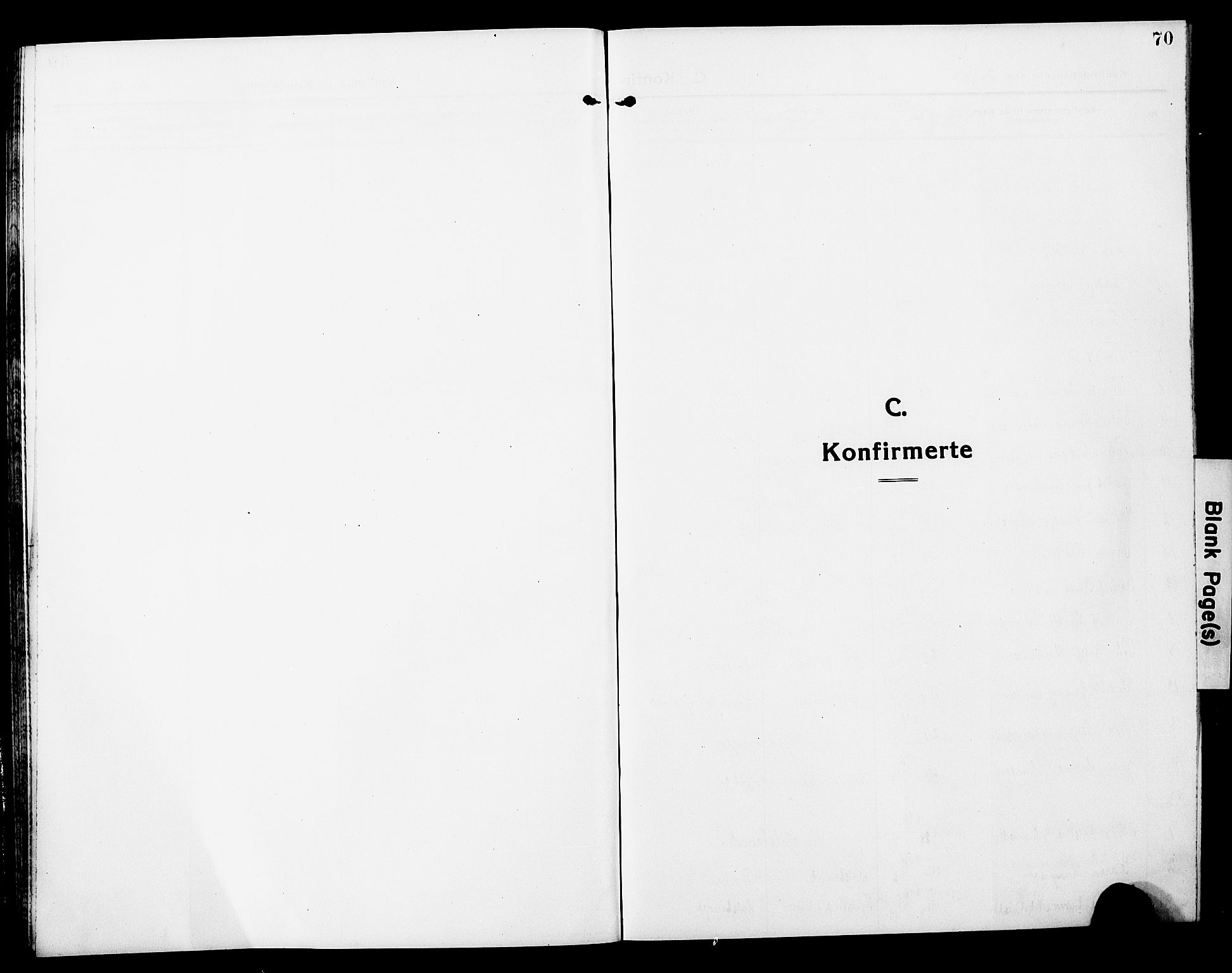 Ministerialprotokoller, klokkerbøker og fødselsregistre - Nord-Trøndelag, SAT/A-1458/780/L0653: Parish register (copy) no. 780C05, 1911-1927, p. 70