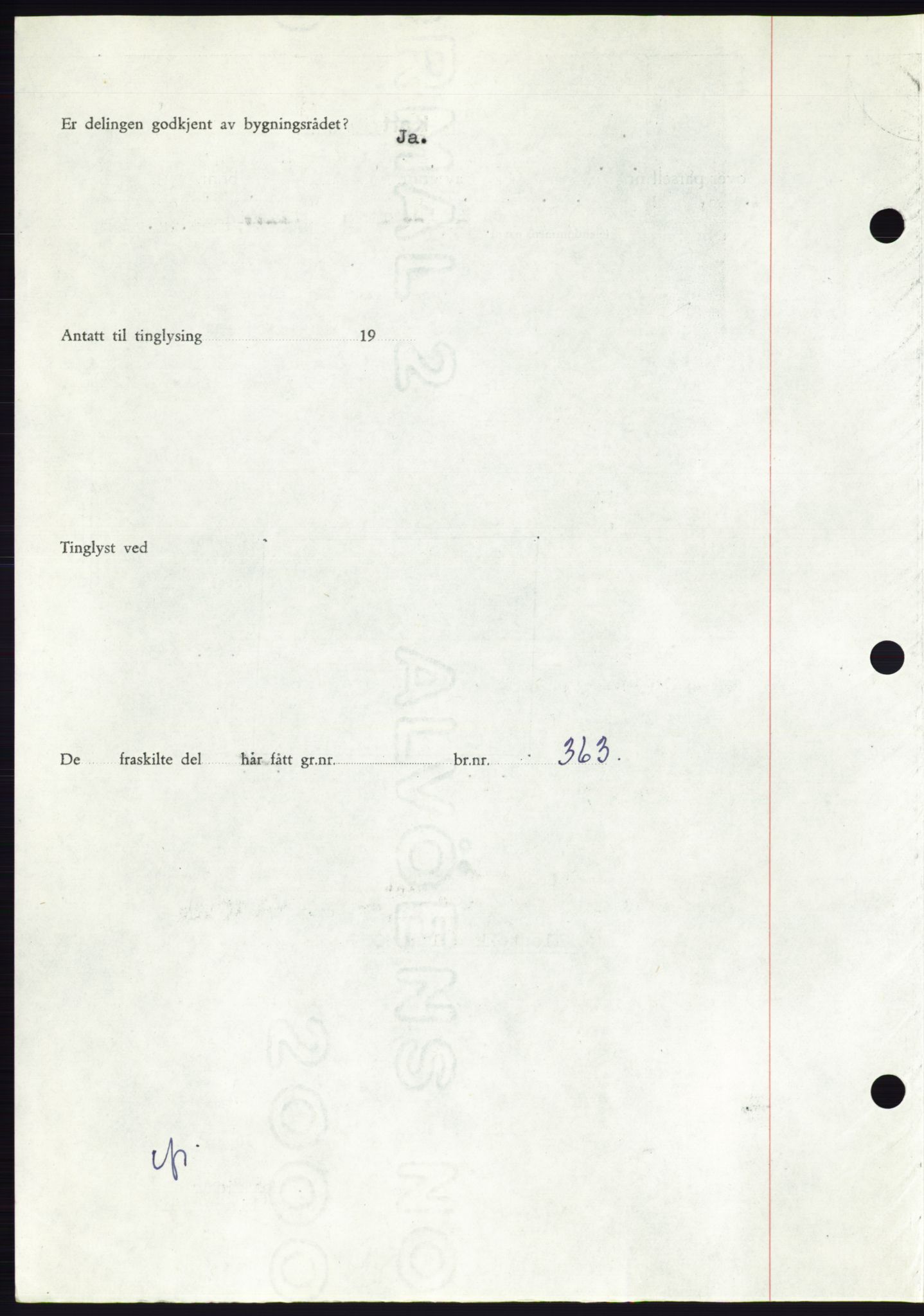 Søre Sunnmøre sorenskriveri, AV/SAT-A-4122/1/2/2C/L0105: Mortgage book no. 31A, 1956-1957, Diary no: : 2925/1956