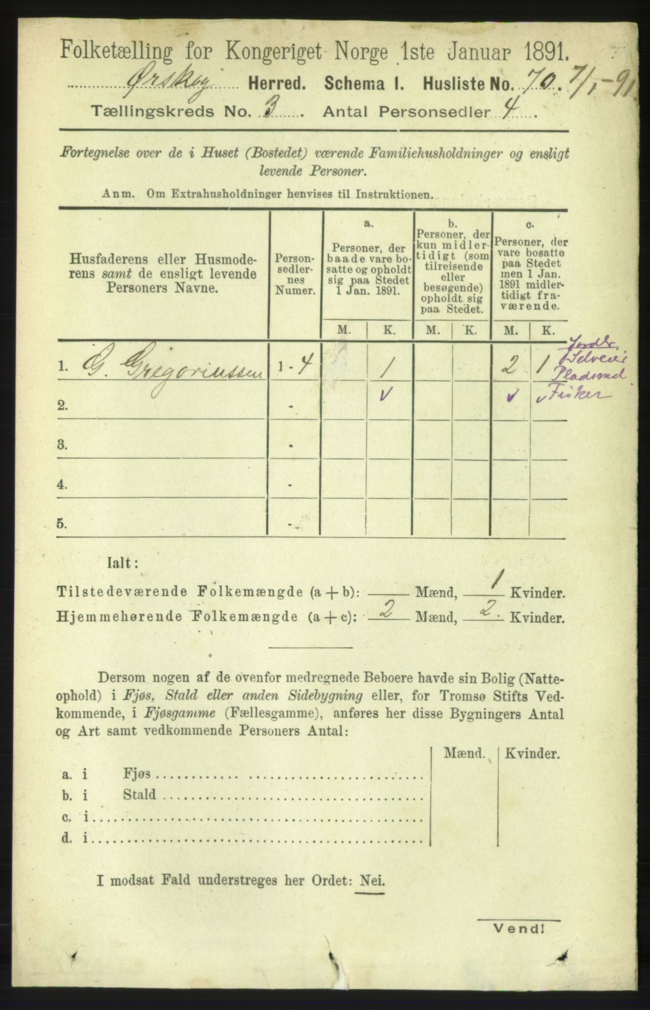 RA, 1891 census for 1527 Ørskog, 1891, p. 1304