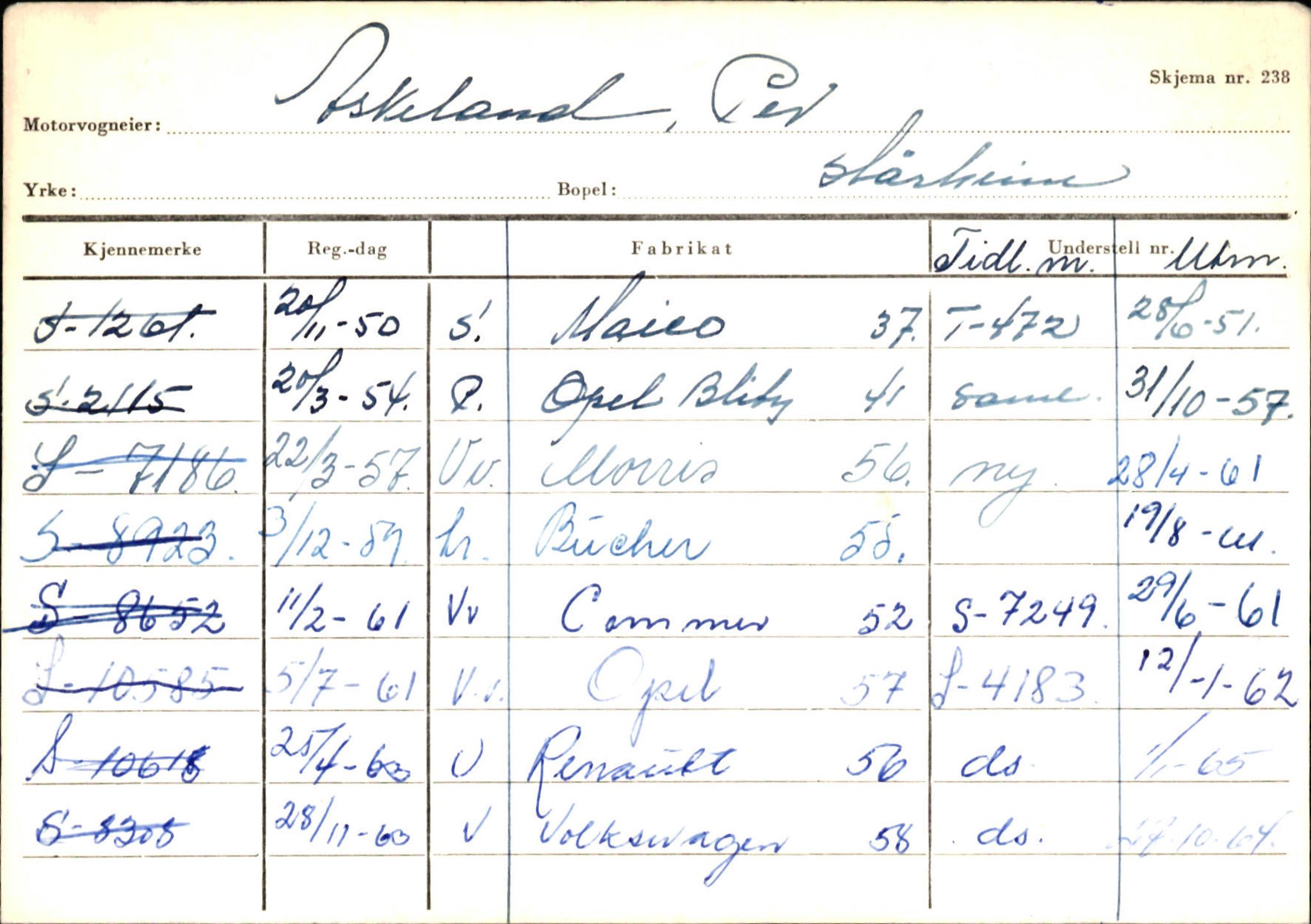 Statens vegvesen, Sogn og Fjordane vegkontor, AV/SAB-A-5301/4/F/L0129: Eigarregistrer Eid A-S, 1945-1975, p. 51