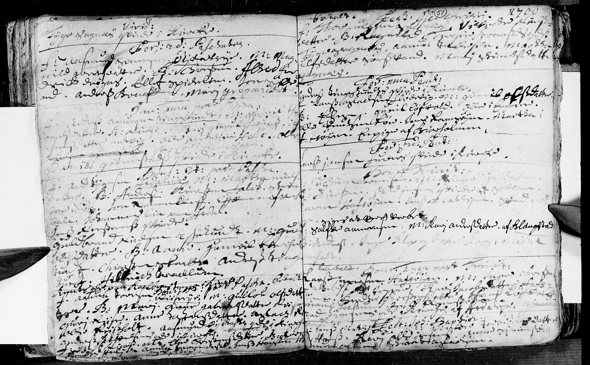 Øyestad sokneprestkontor, AV/SAK-1111-0049/F/Fa/L0002: Parish register (official) no. A 2, 1692-1722, p. 51