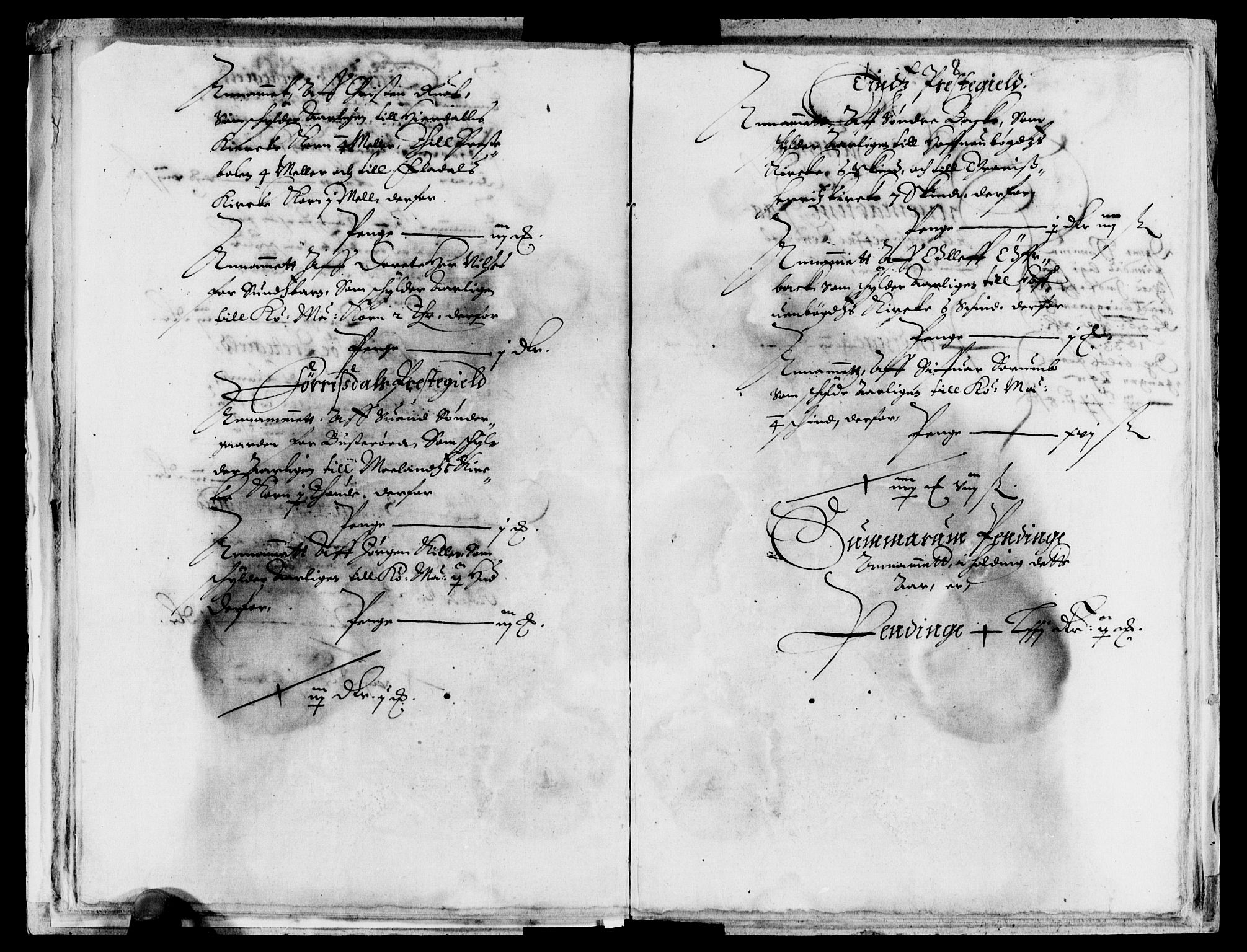 Rentekammeret inntil 1814, Reviderte regnskaper, Lensregnskaper, AV/RA-EA-5023/R/Rb/Rbp/L0016: Bratsberg len, 1632-1634