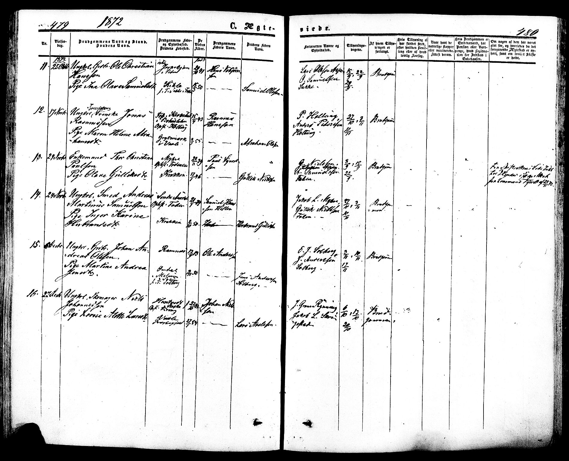 Ramnes kirkebøker, AV/SAKO-A-314/F/Fa/L0006: Parish register (official) no. I 6, 1862-1877, p. 479-480