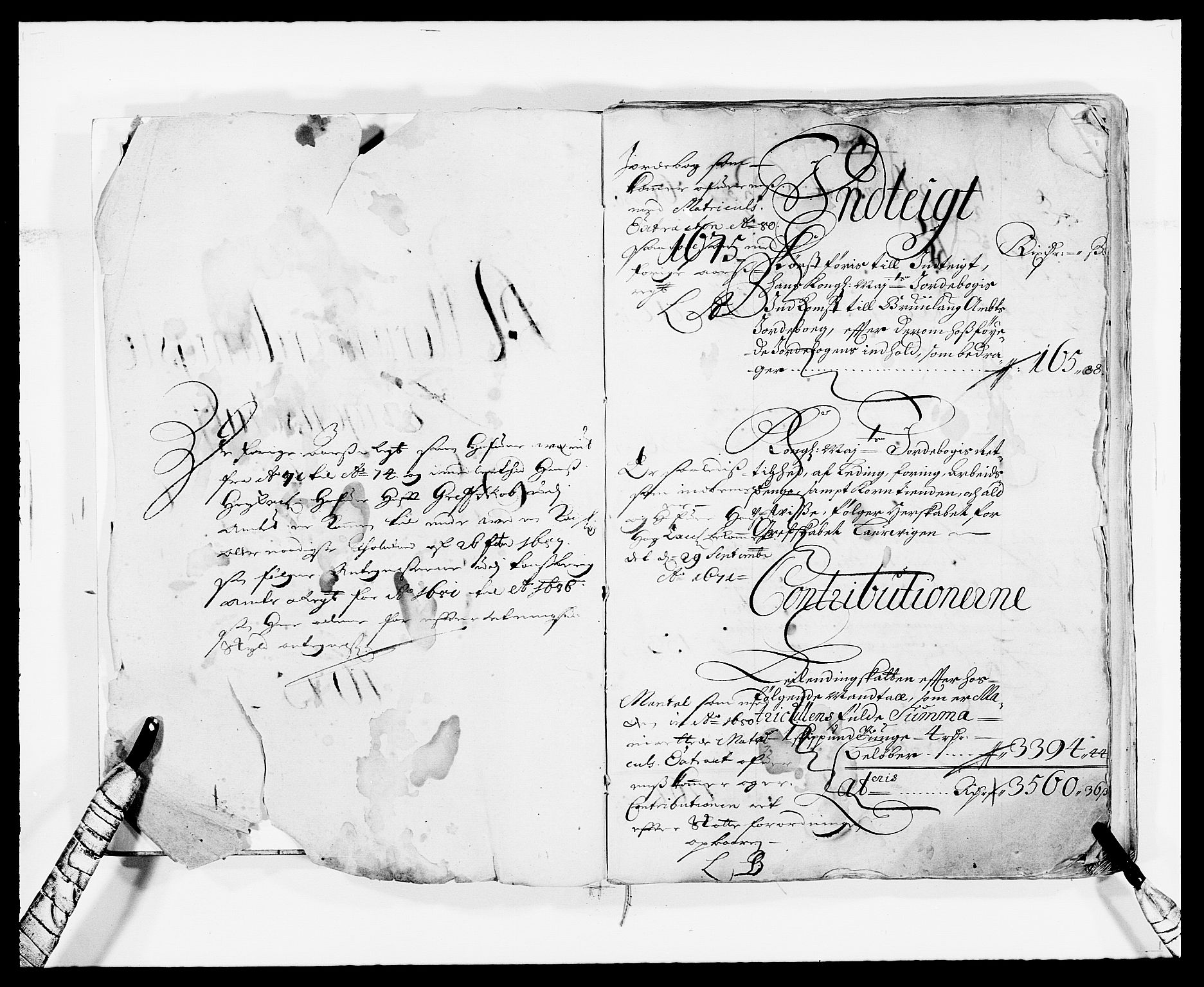 Rentekammeret inntil 1814, Reviderte regnskaper, Fogderegnskap, AV/RA-EA-4092/R33/L1967: Fogderegnskap Larvik grevskap, 1675-1687, p. 2