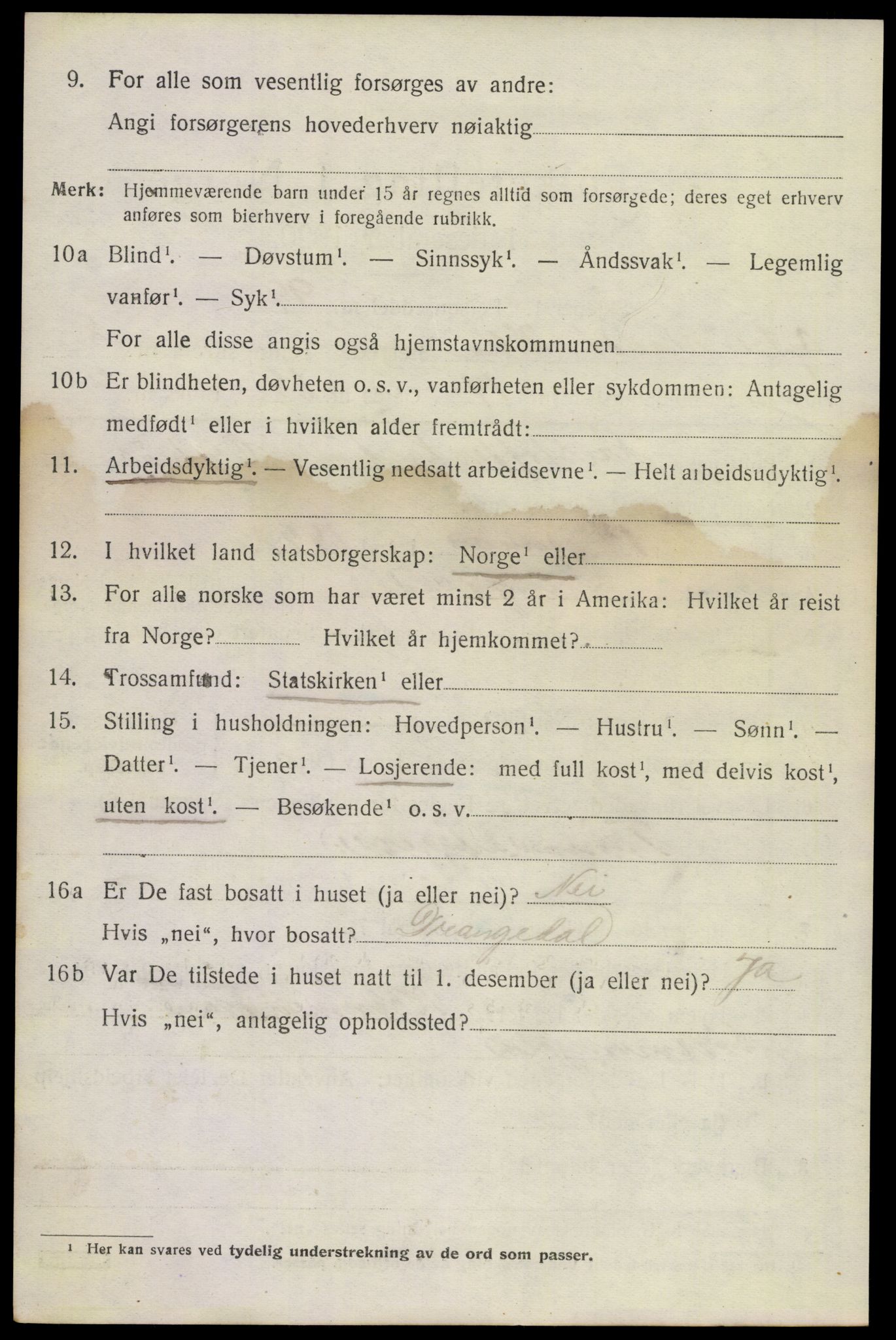 SAKO, 1920 census for Holla, 1920, p. 5458