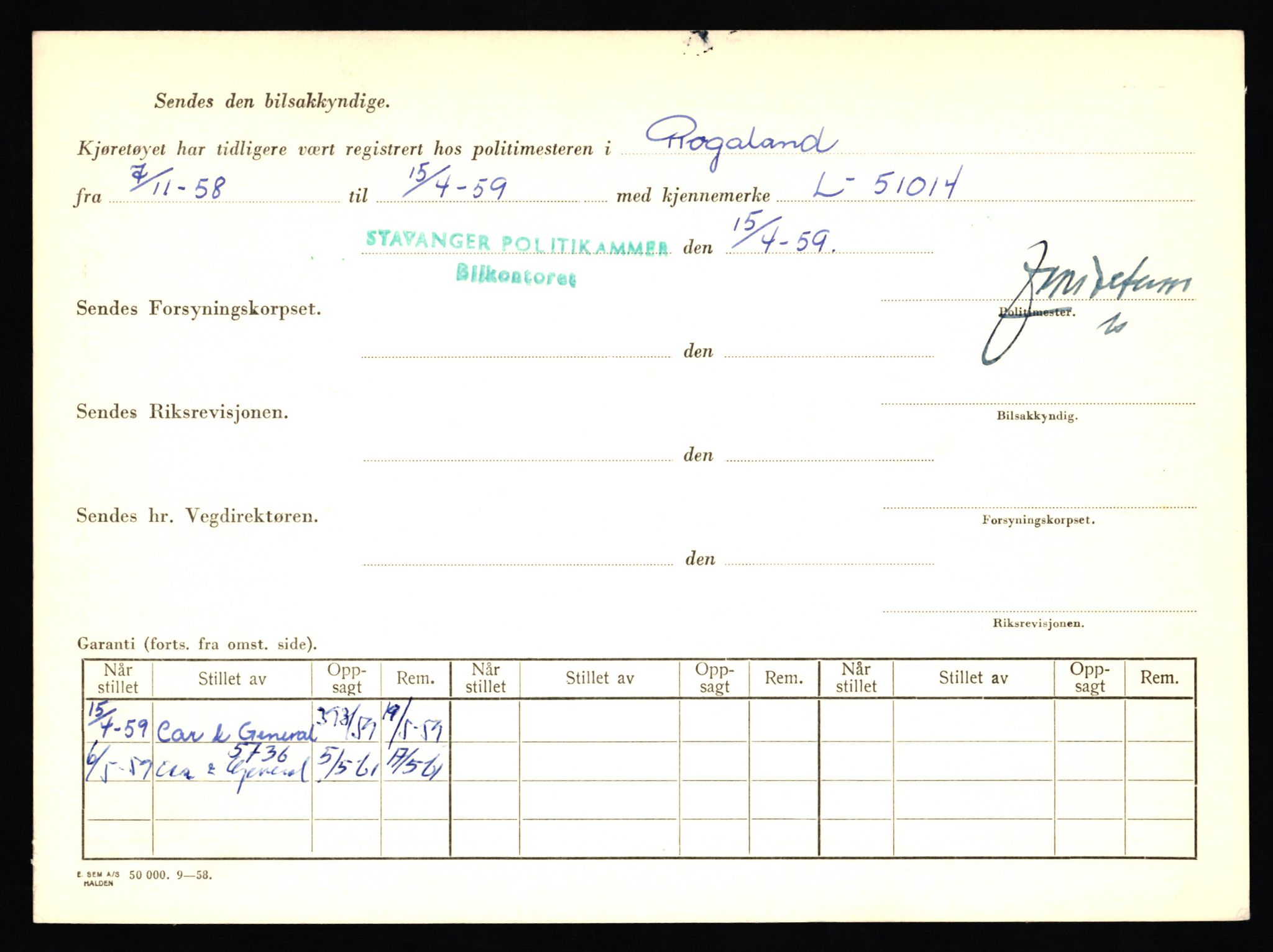 Stavanger trafikkstasjon, AV/SAST-A-101942/0/F/L0014: L-5080 - L-5499, 1930-1971, p. 1374