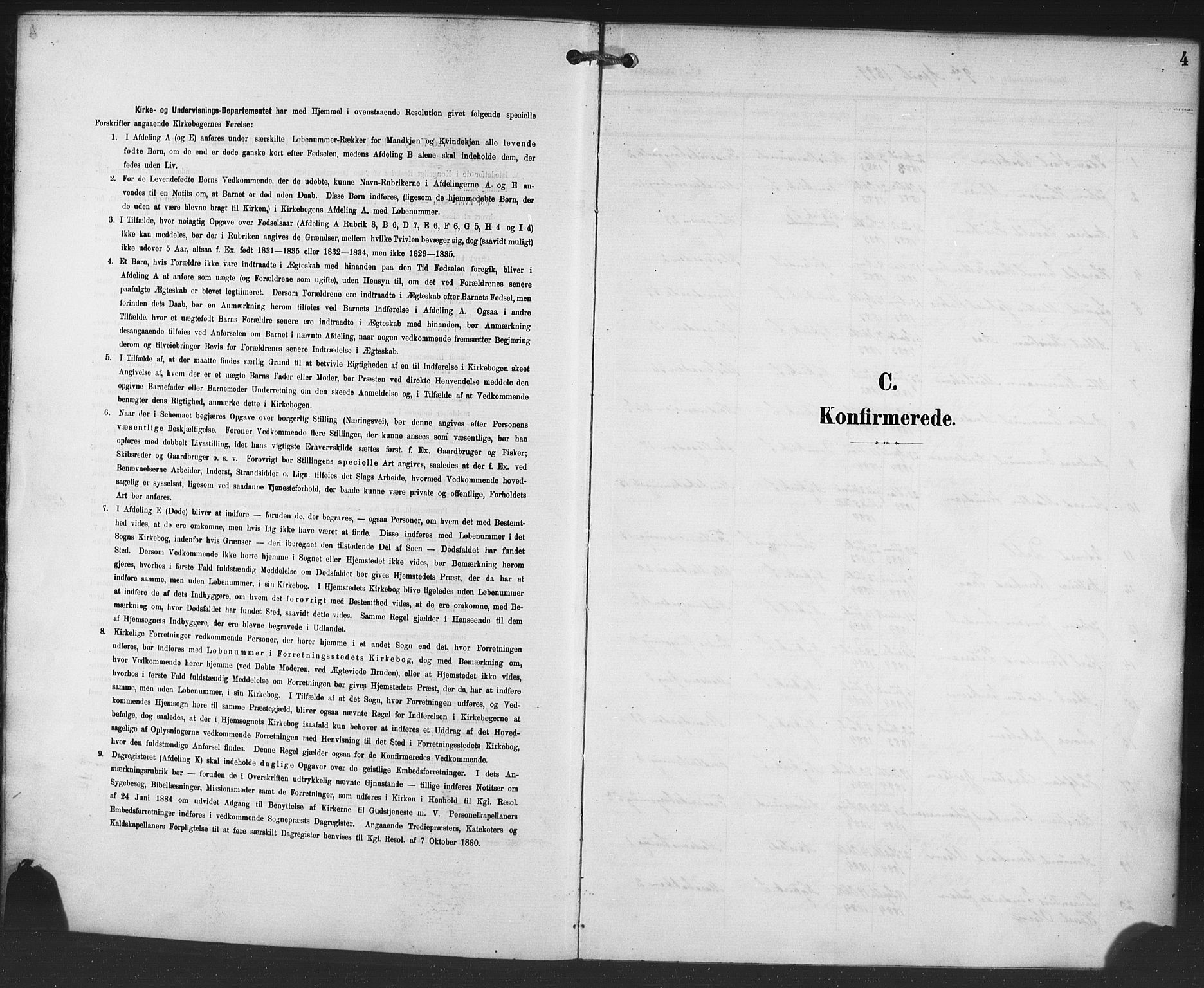 Nykirken Sokneprestembete, SAB/A-77101/H/Haa/L0064: Curate's parish register no. A 1, 1899-1918, p. 4