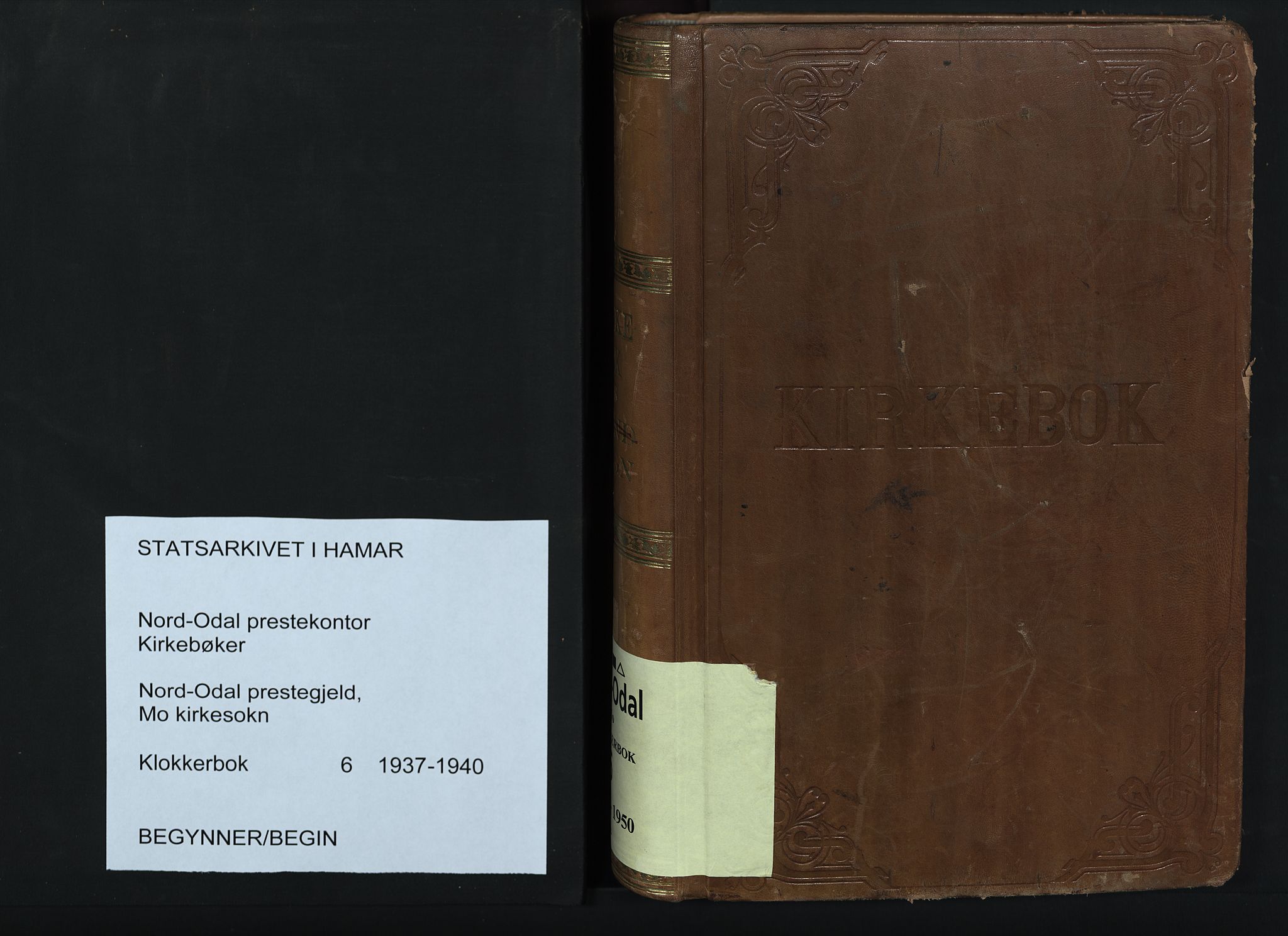 Nord-Odal prestekontor, SAH/PREST-032/H/Ha/Hab/L0006: Parish register (copy) no. 6, 1936-1950