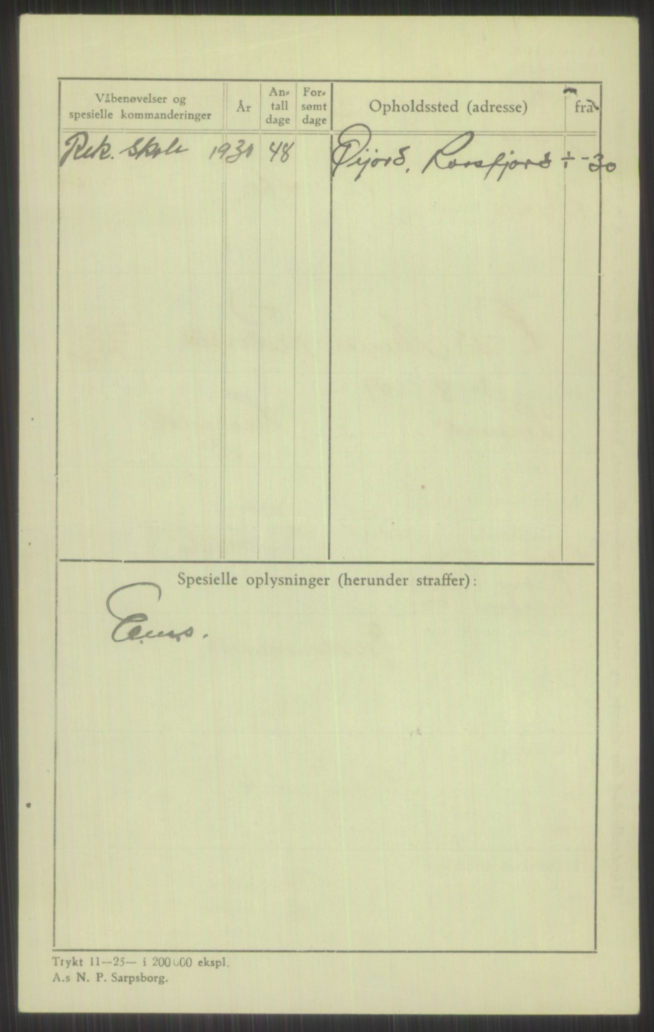 Forsvaret, Troms infanteriregiment nr. 16, AV/RA-RAFA-3146/P/Pa/L0014: Rulleblad for regimentets menige mannskaper, årsklasse 1930, 1930, p. 866