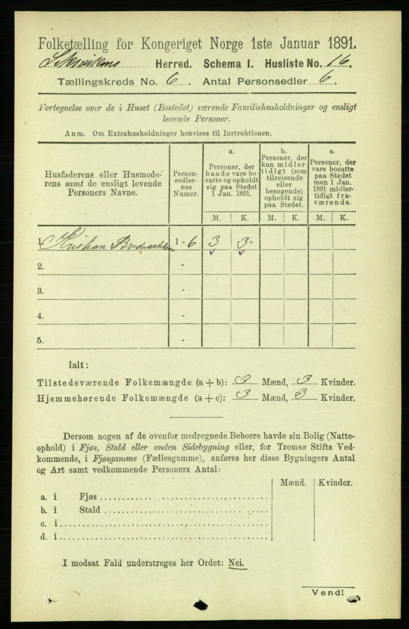 RA, 1891 census for 1718 Leksvik, 1891, p. 3148