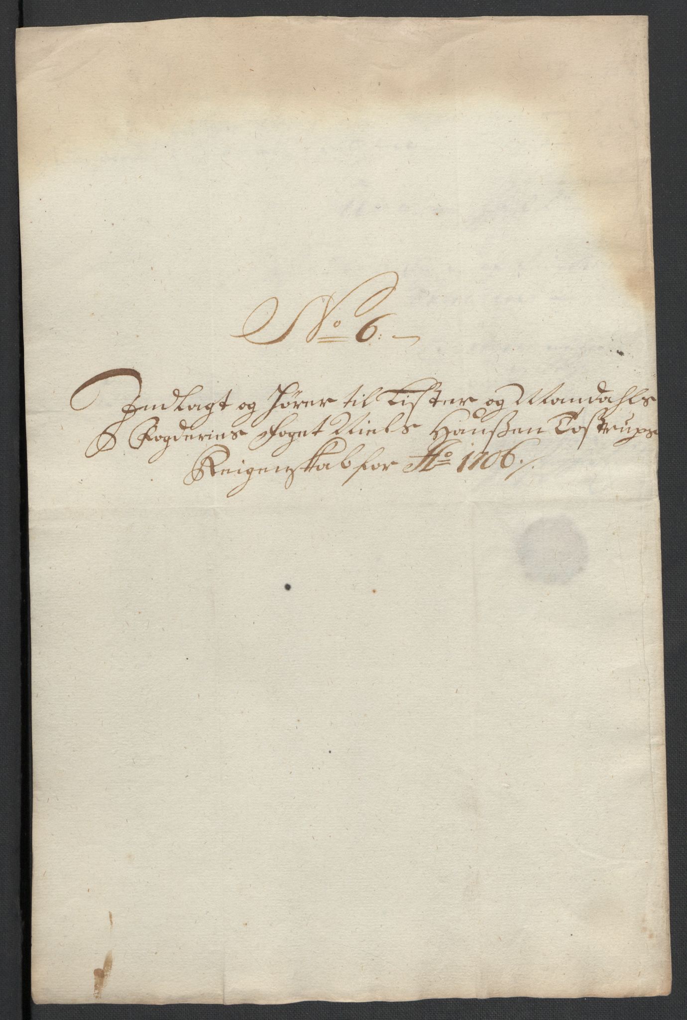 Rentekammeret inntil 1814, Reviderte regnskaper, Fogderegnskap, AV/RA-EA-4092/R43/L2551: Fogderegnskap Lista og Mandal, 1705-1709, p. 288