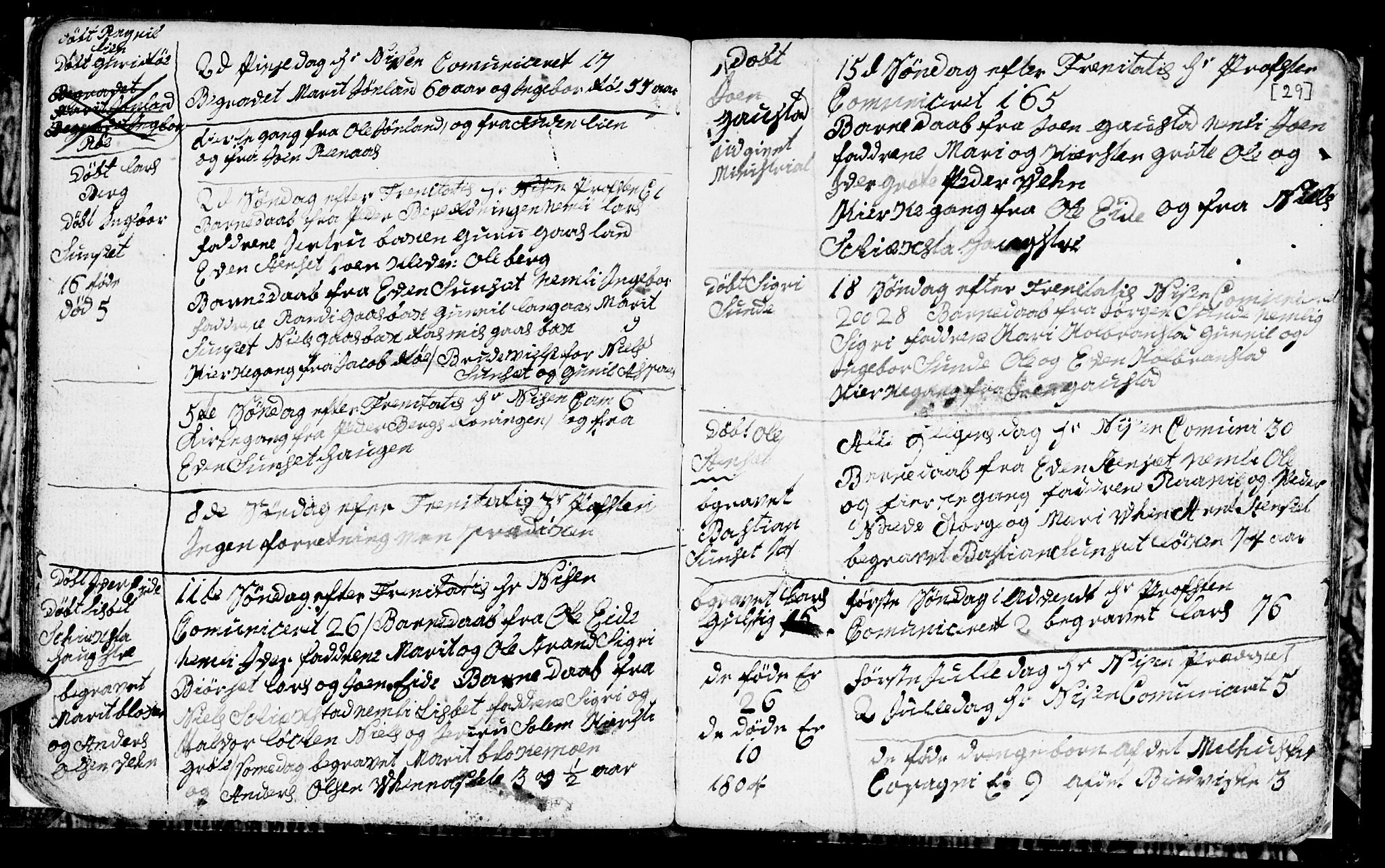 Ministerialprotokoller, klokkerbøker og fødselsregistre - Sør-Trøndelag, SAT/A-1456/694/L1129: Parish register (copy) no. 694C01, 1793-1815, p. 29