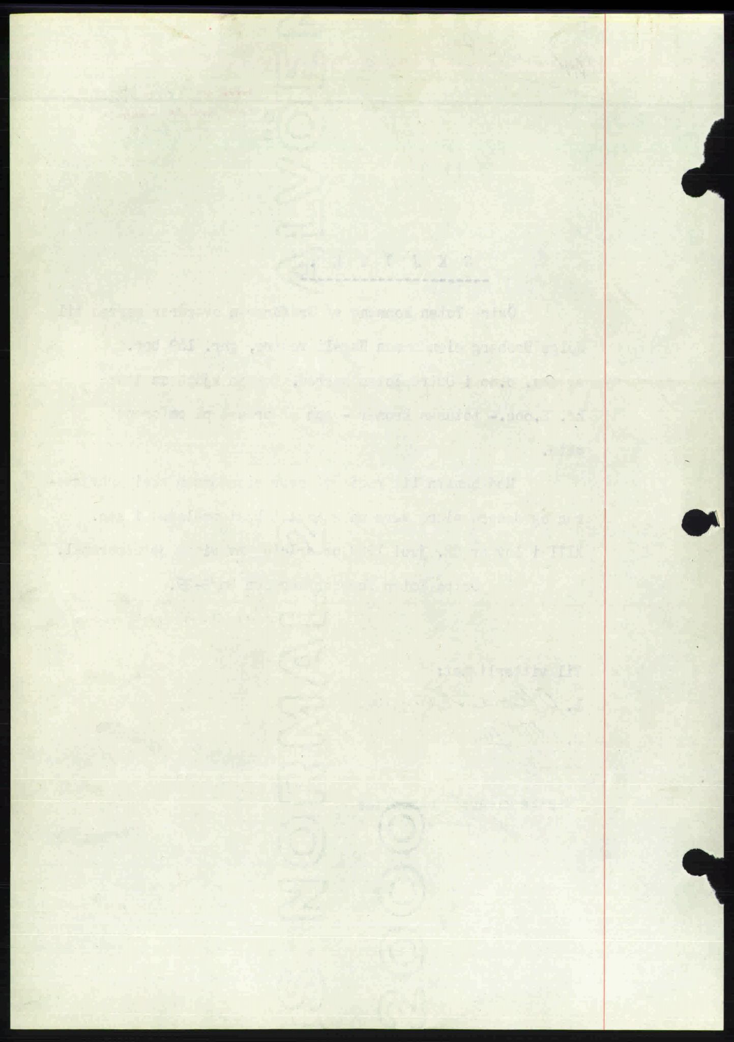 Toten tingrett, SAH/TING-006/H/Hb/Hbc/L0006: Mortgage book no. Hbc-06, 1939-1939, Diary no: : 2477/1939