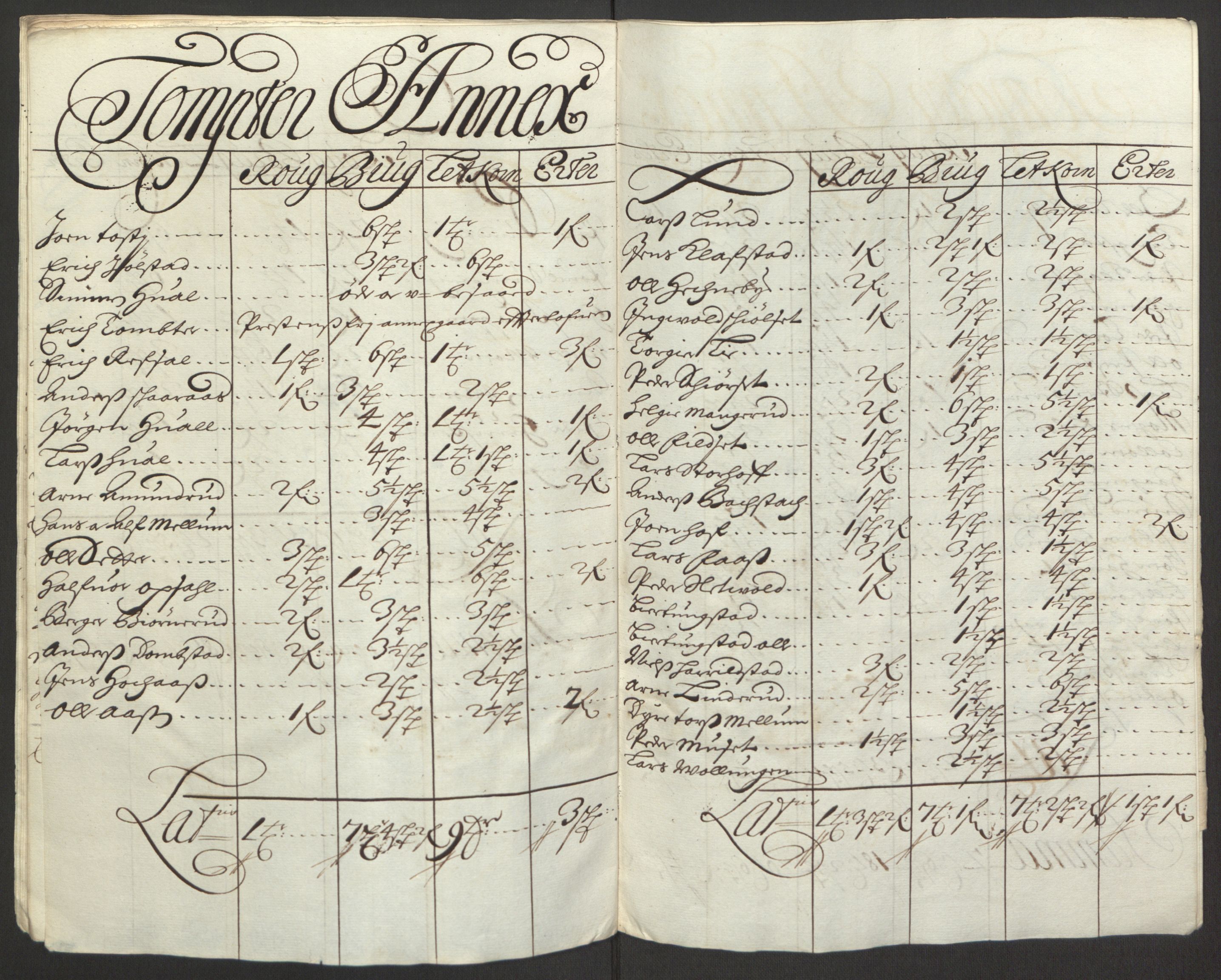 Rentekammeret inntil 1814, Reviderte regnskaper, Fogderegnskap, AV/RA-EA-4092/R16/L1034: Fogderegnskap Hedmark, 1693, p. 57