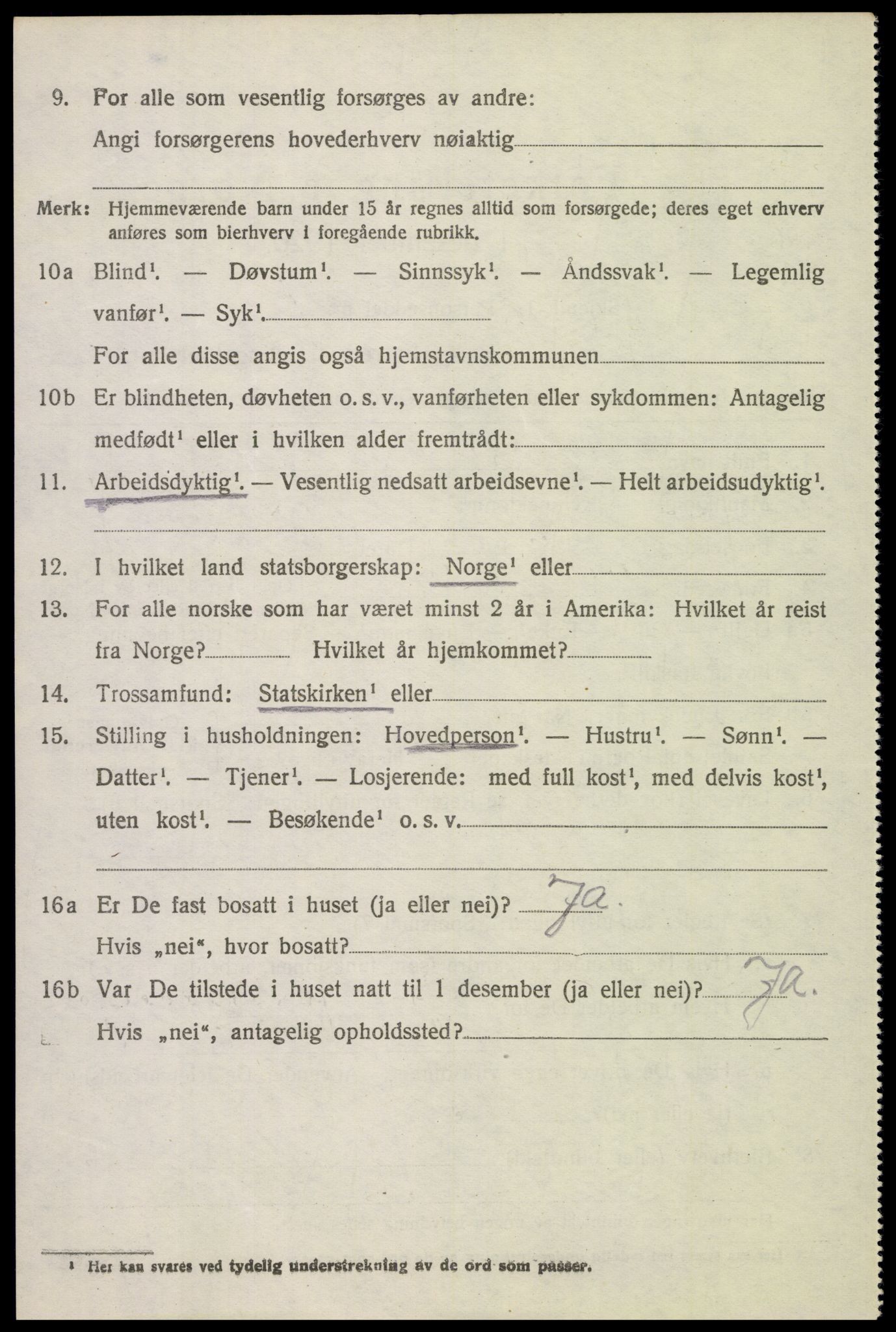 SAH, 1920 census for Østre Toten, 1920, p. 7643