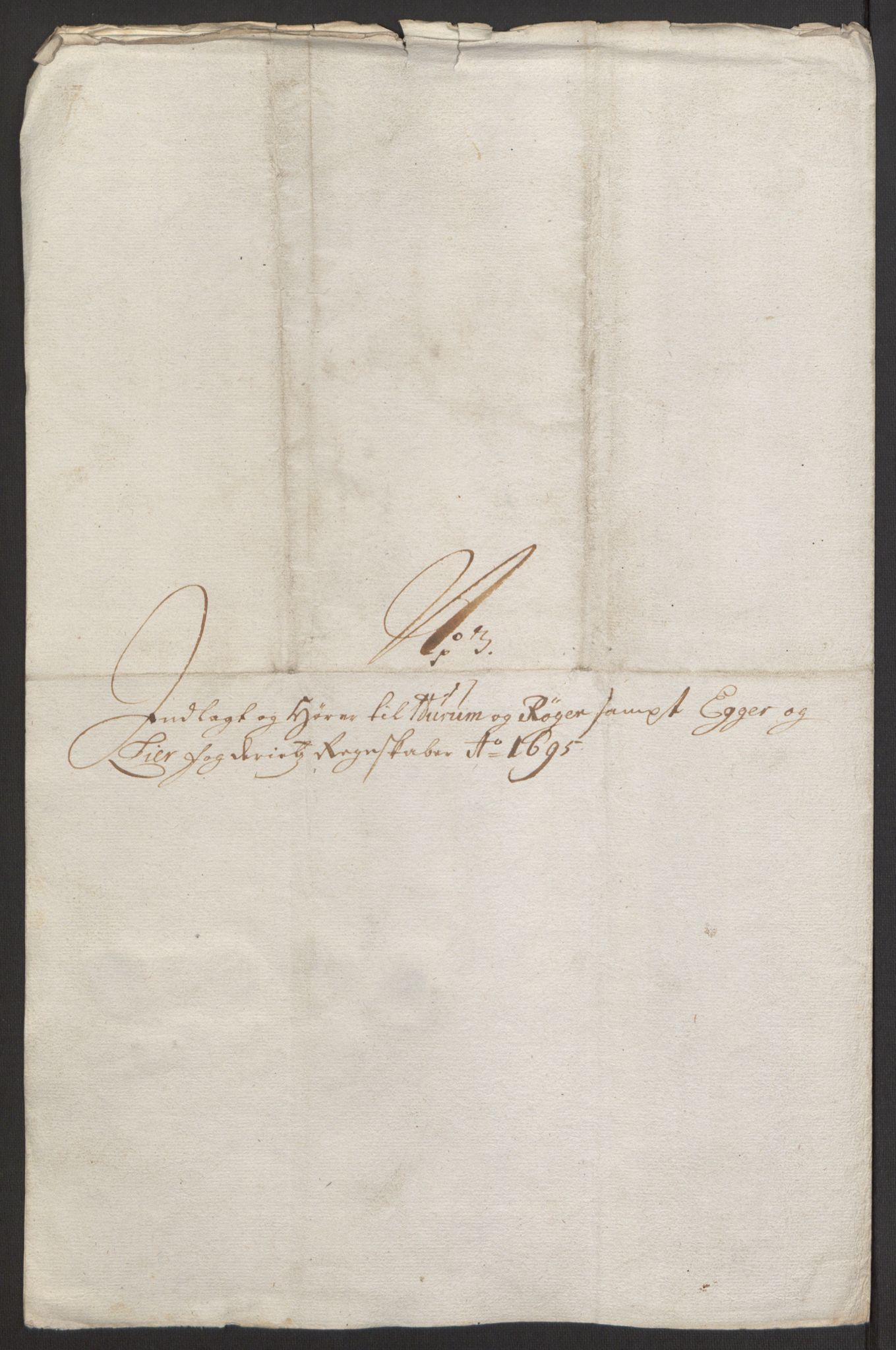 Rentekammeret inntil 1814, Reviderte regnskaper, Fogderegnskap, RA/EA-4092/R30/L1694: Fogderegnskap Hurum, Røyken, Eiker og Lier, 1694-1696, p. 170