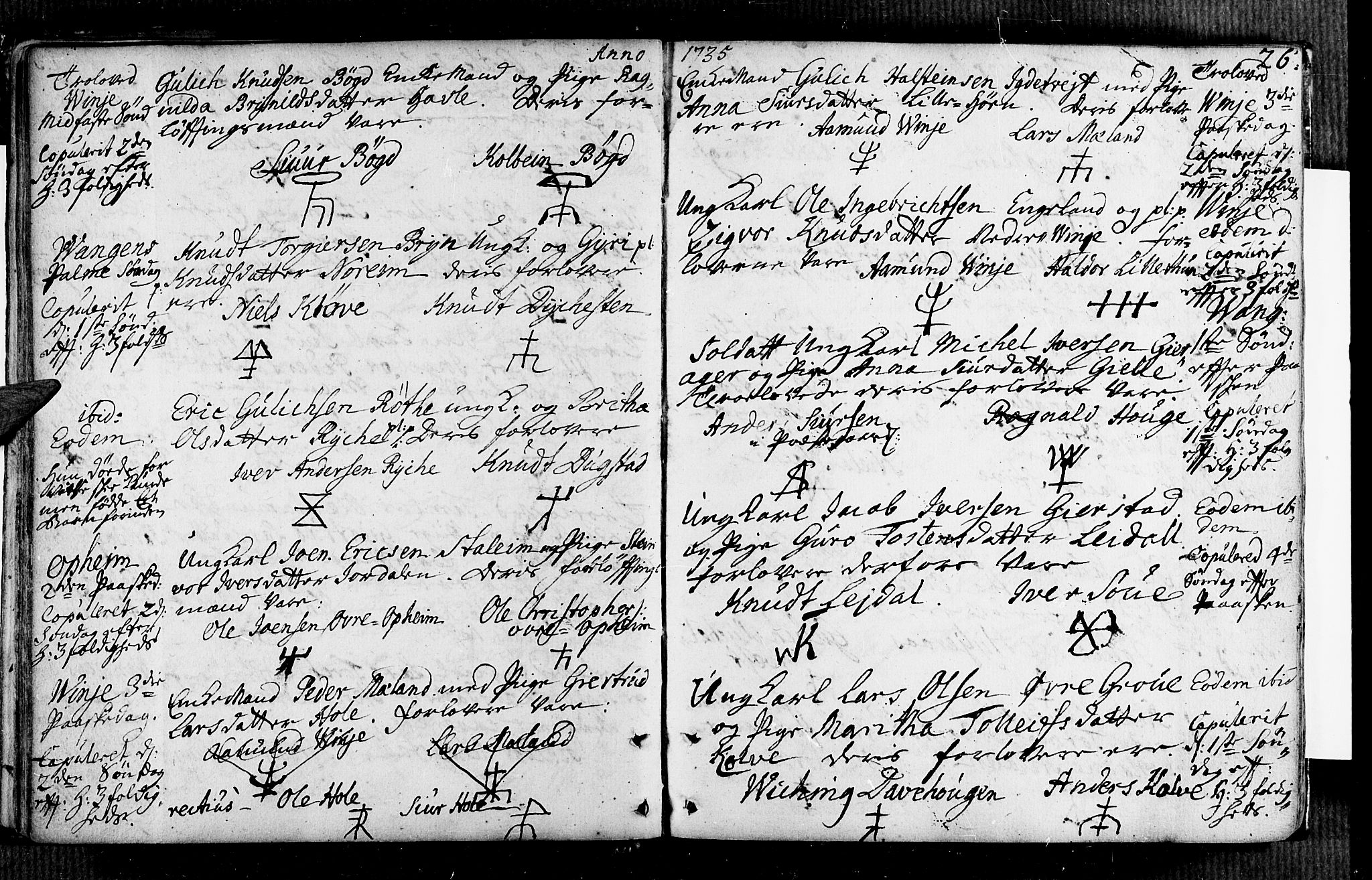 Voss sokneprestembete, AV/SAB-A-79001/H/Haa: Parish register (official) no. A 7, 1731-1773, p. 26