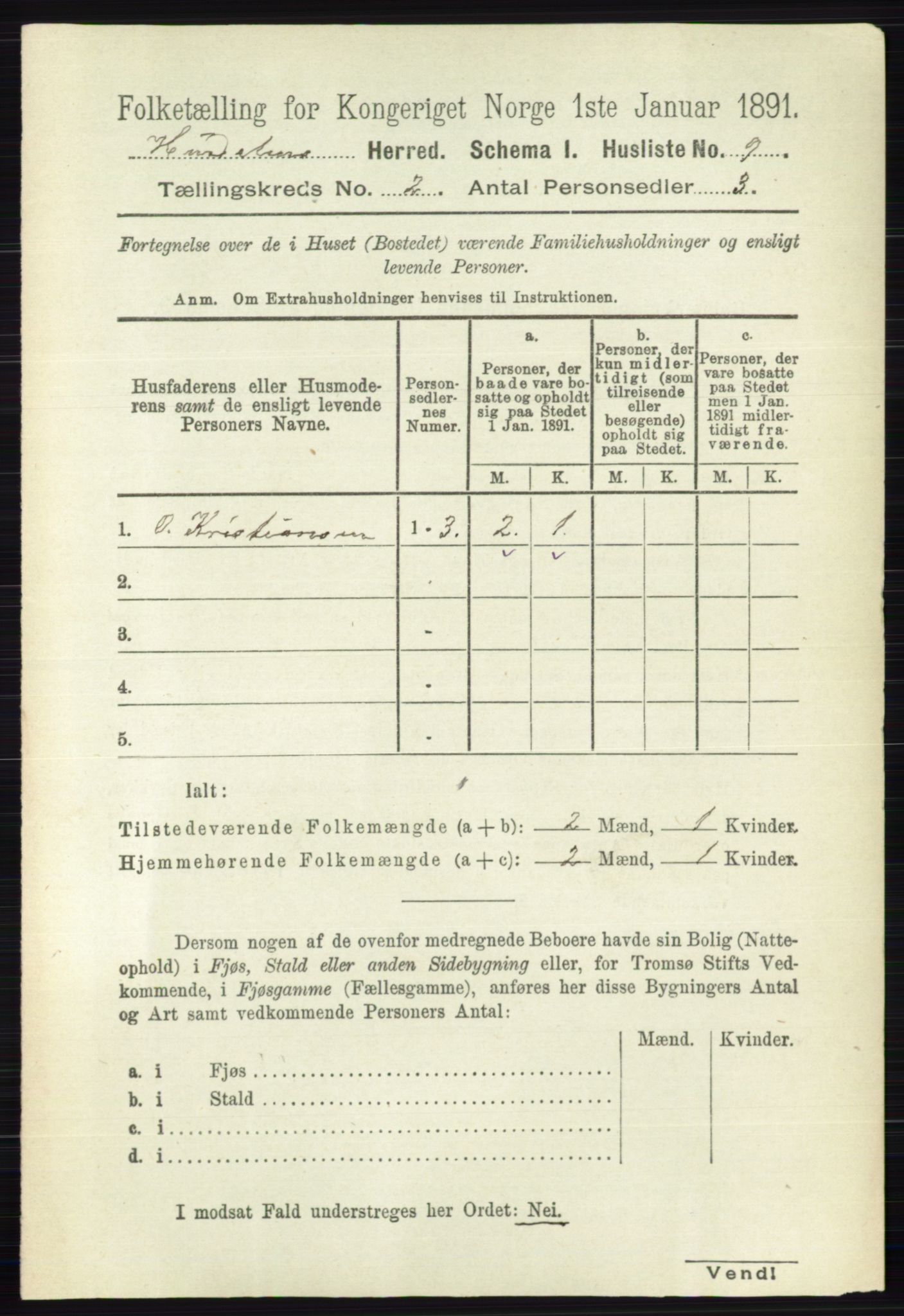 RA, 1891 census for 0239 Hurdal, 1891, p. 451