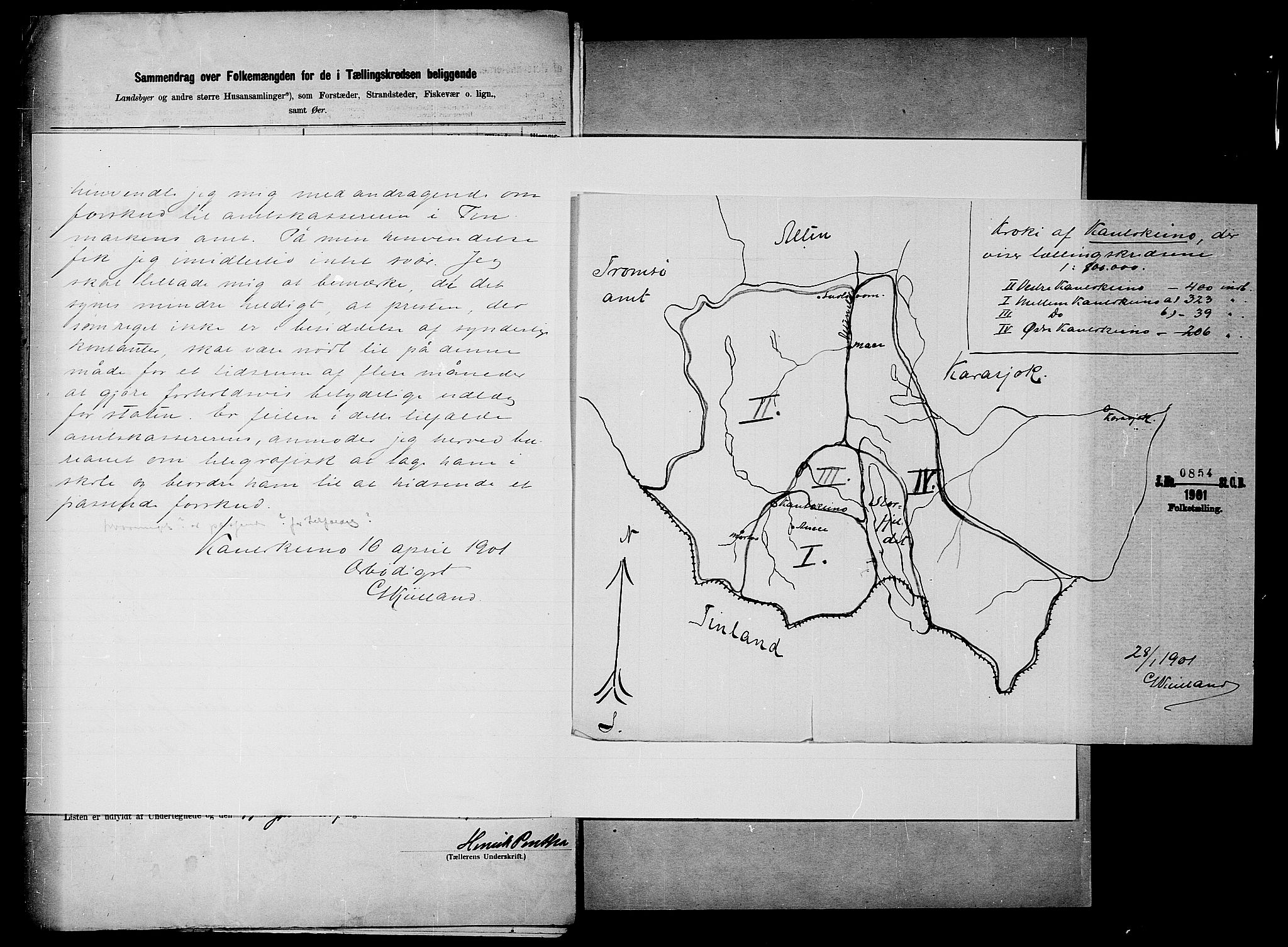 SATØ, 1900 census for Kautokeino, 1900, p. 13