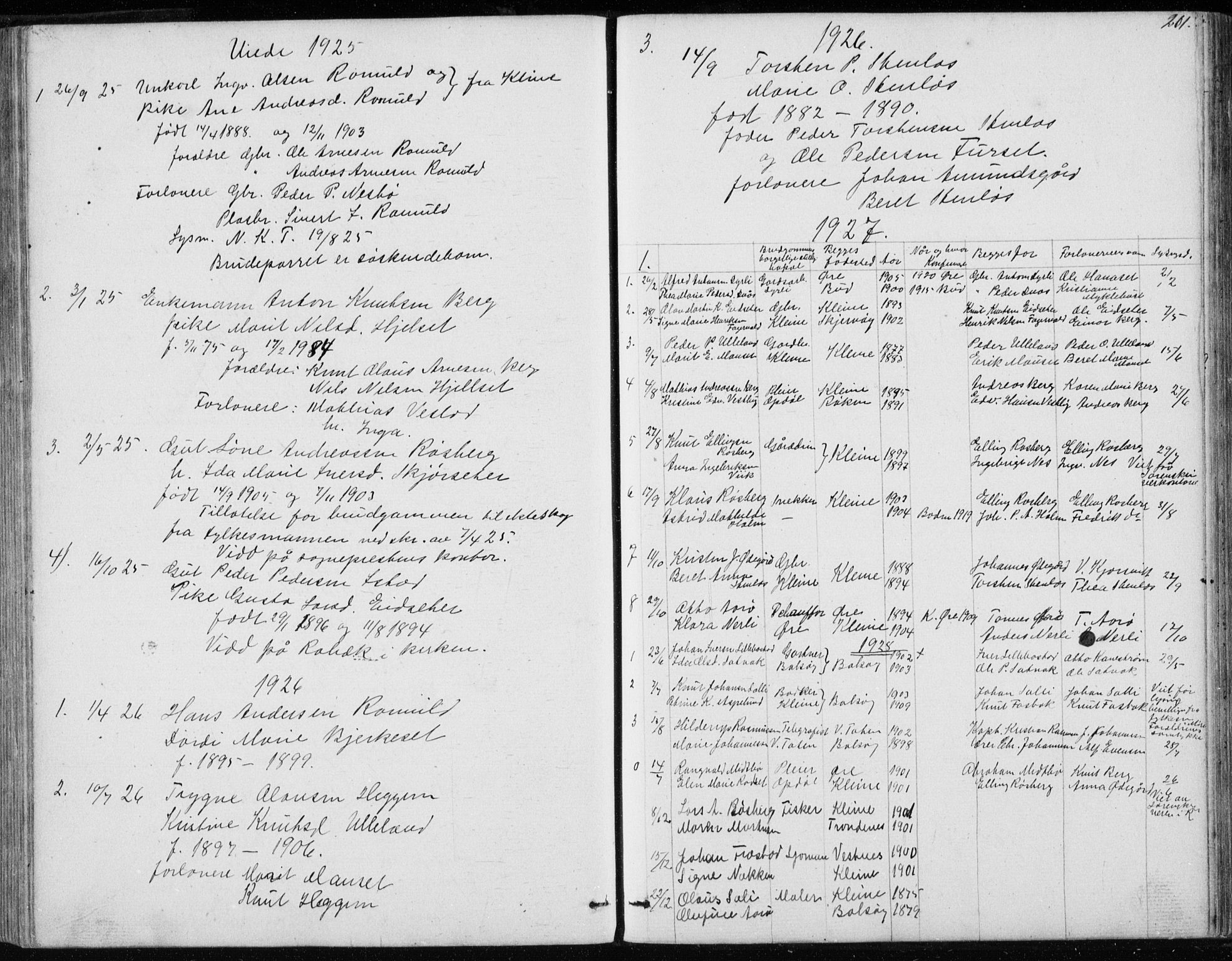 Ministerialprotokoller, klokkerbøker og fødselsregistre - Møre og Romsdal, SAT/A-1454/557/L0684: Parish register (copy) no. 557C02, 1863-1944, p. 201