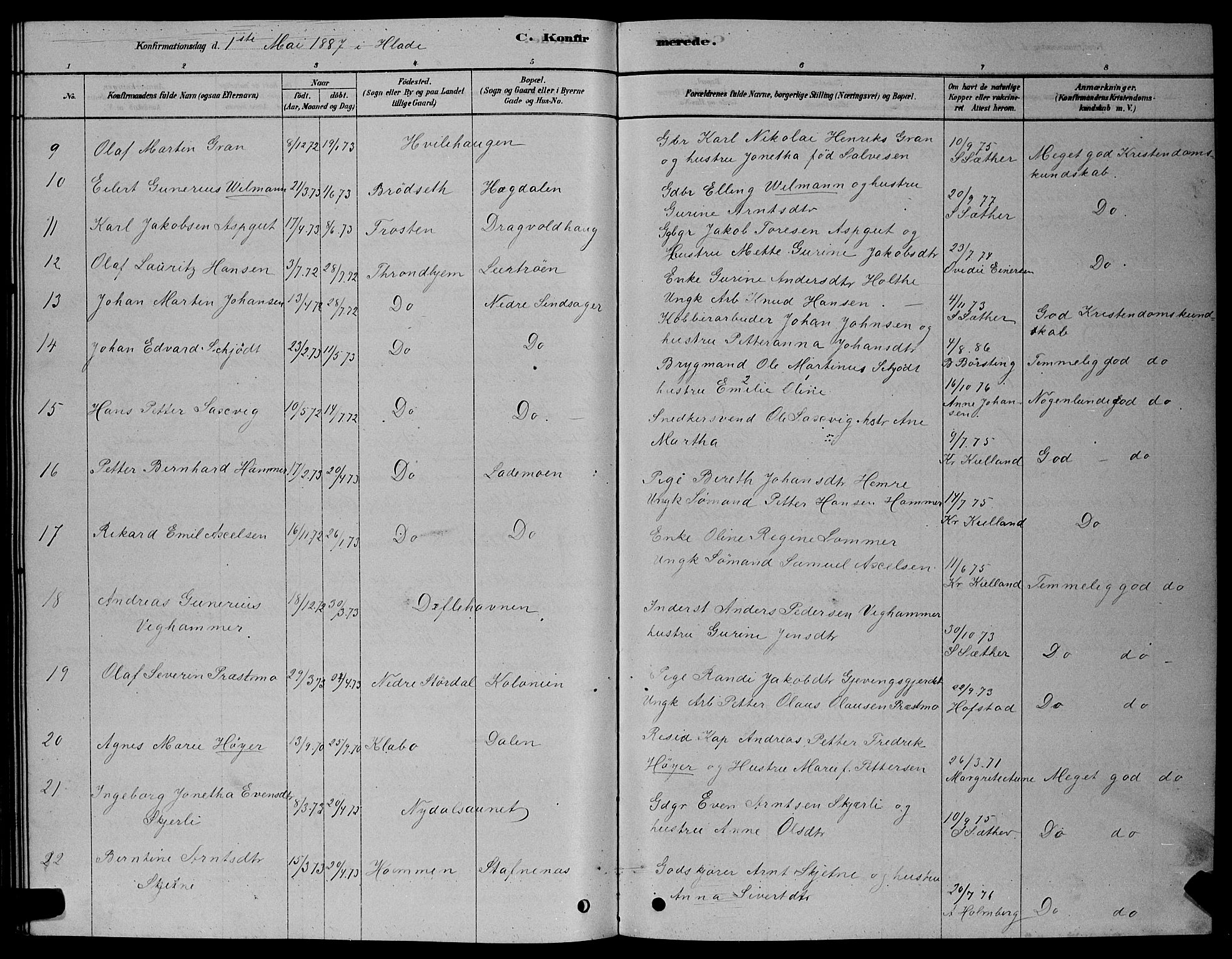 Ministerialprotokoller, klokkerbøker og fødselsregistre - Sør-Trøndelag, AV/SAT-A-1456/606/L0312: Parish register (copy) no. 606C08, 1878-1894