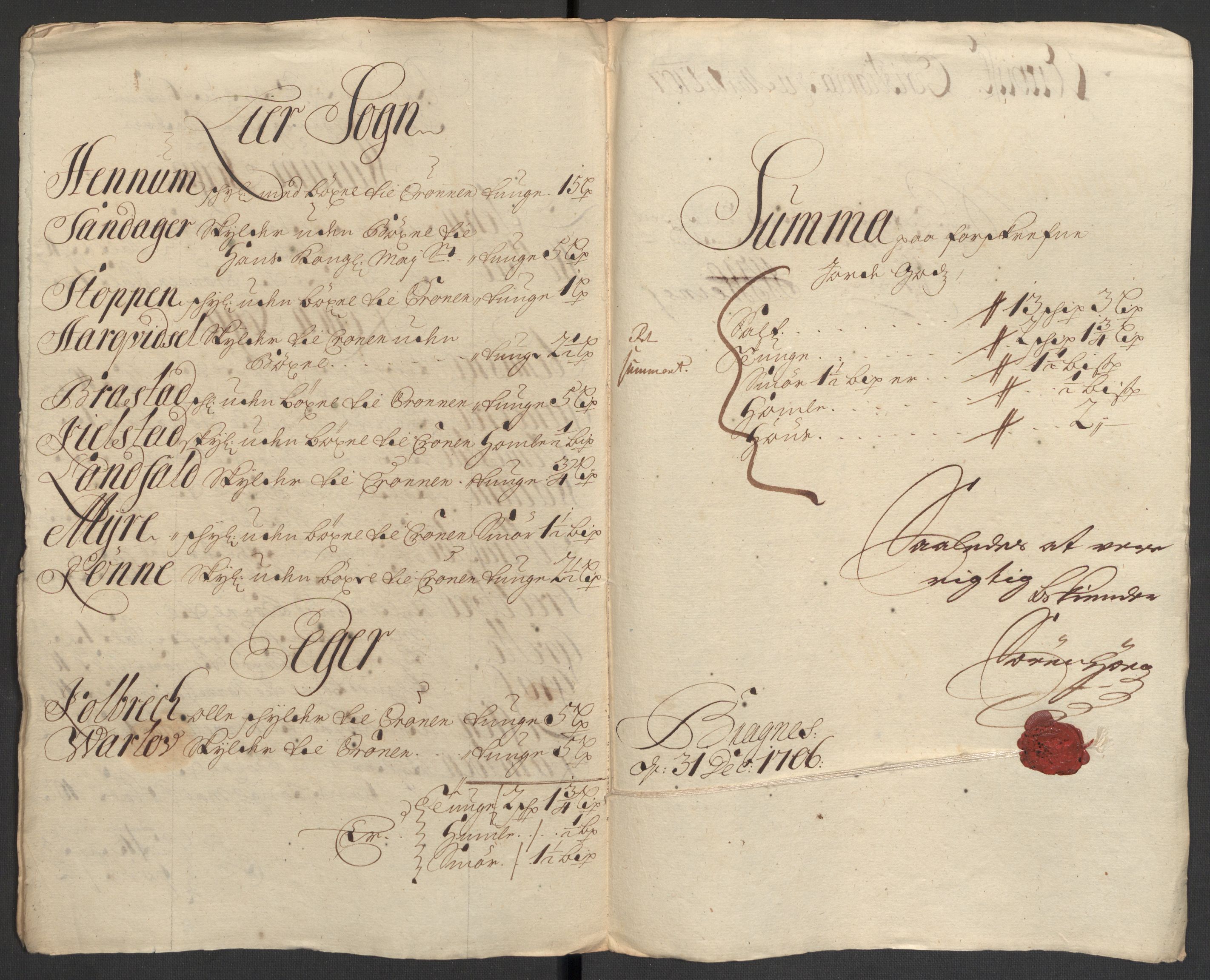 Rentekammeret inntil 1814, Reviderte regnskaper, Fogderegnskap, RA/EA-4092/R30/L1701: Fogderegnskap Hurum, Røyken, Eiker og Lier, 1706-1707, p. 20