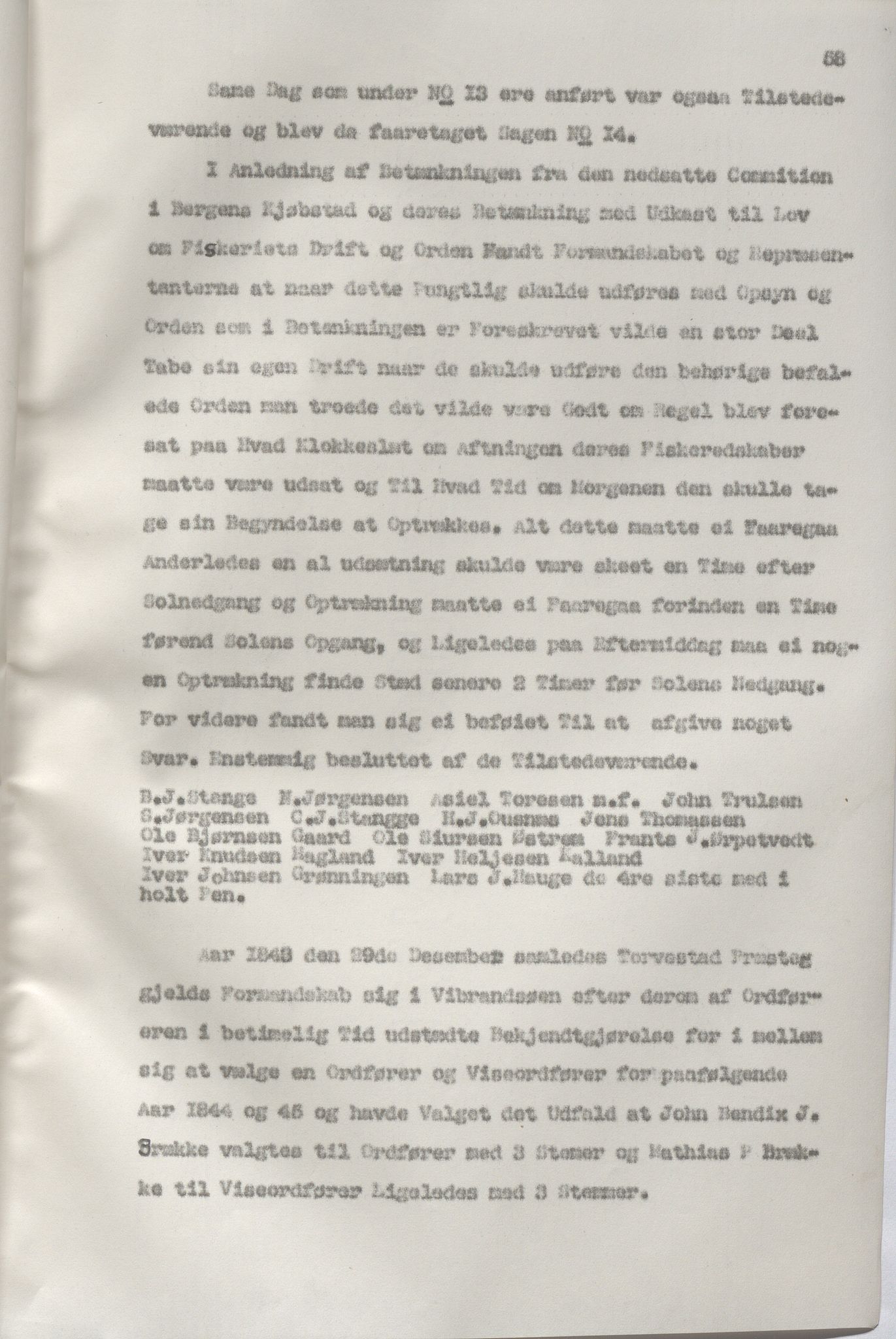 Torvastad kommune - Formannskapet, IKAR/K-101331/A/L0002: Avskrift av forhandlingsprotokoll, 1837-1855, p. 58