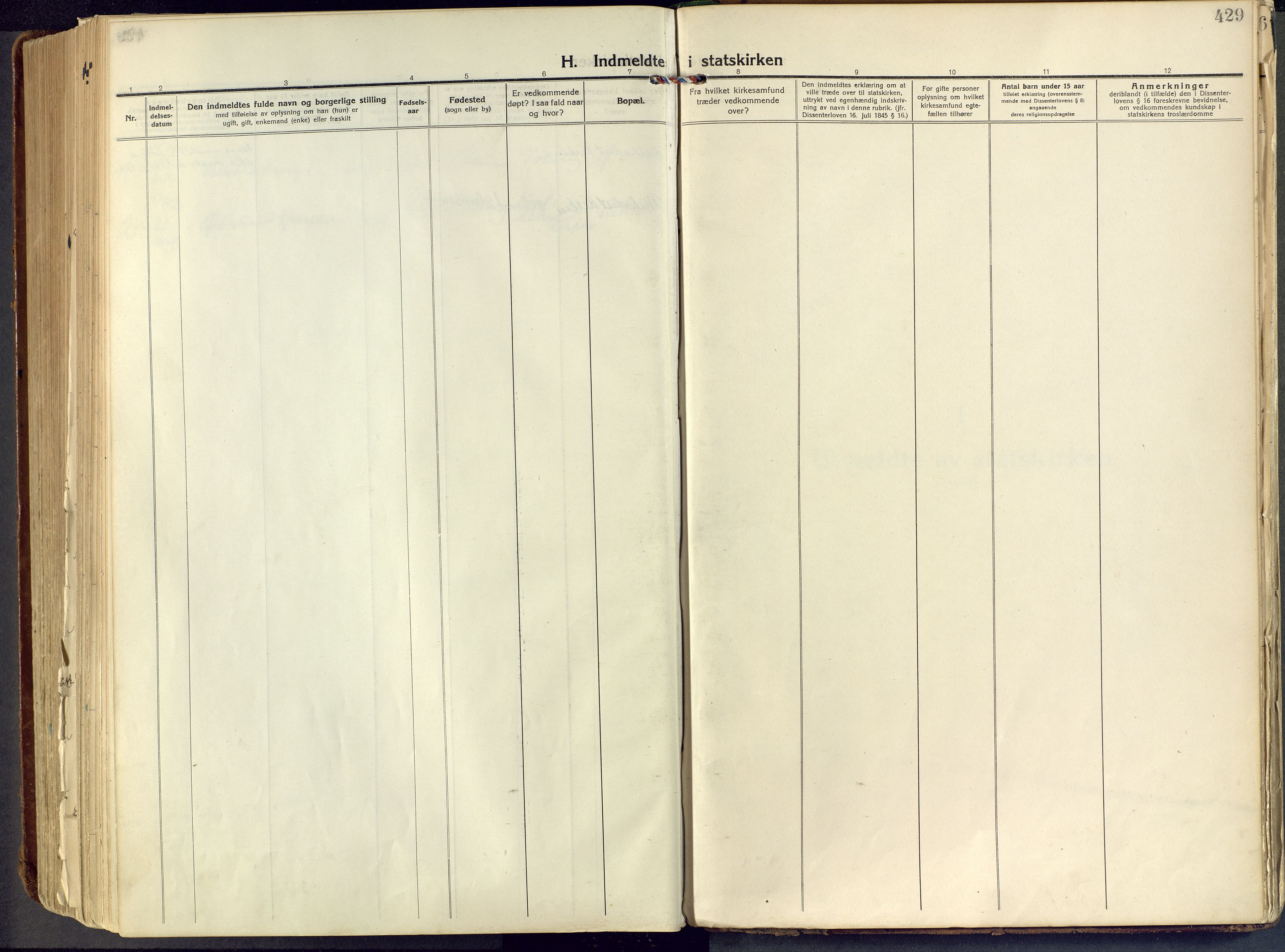 Tjølling kirkebøker, AV/SAKO-A-60/F/Fa/L0011: Parish register (official) no. 11, 1924-1943, p. 429