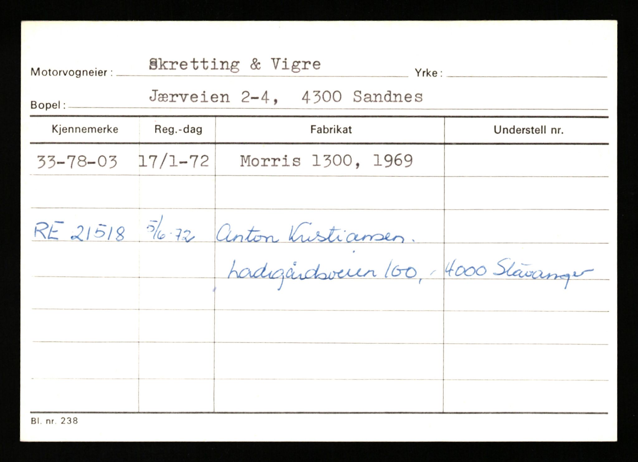 Stavanger trafikkstasjon, AV/SAST-A-101942/0/G/L0011: Registreringsnummer: 240000 - 363477, 1930-1971, p. 2675