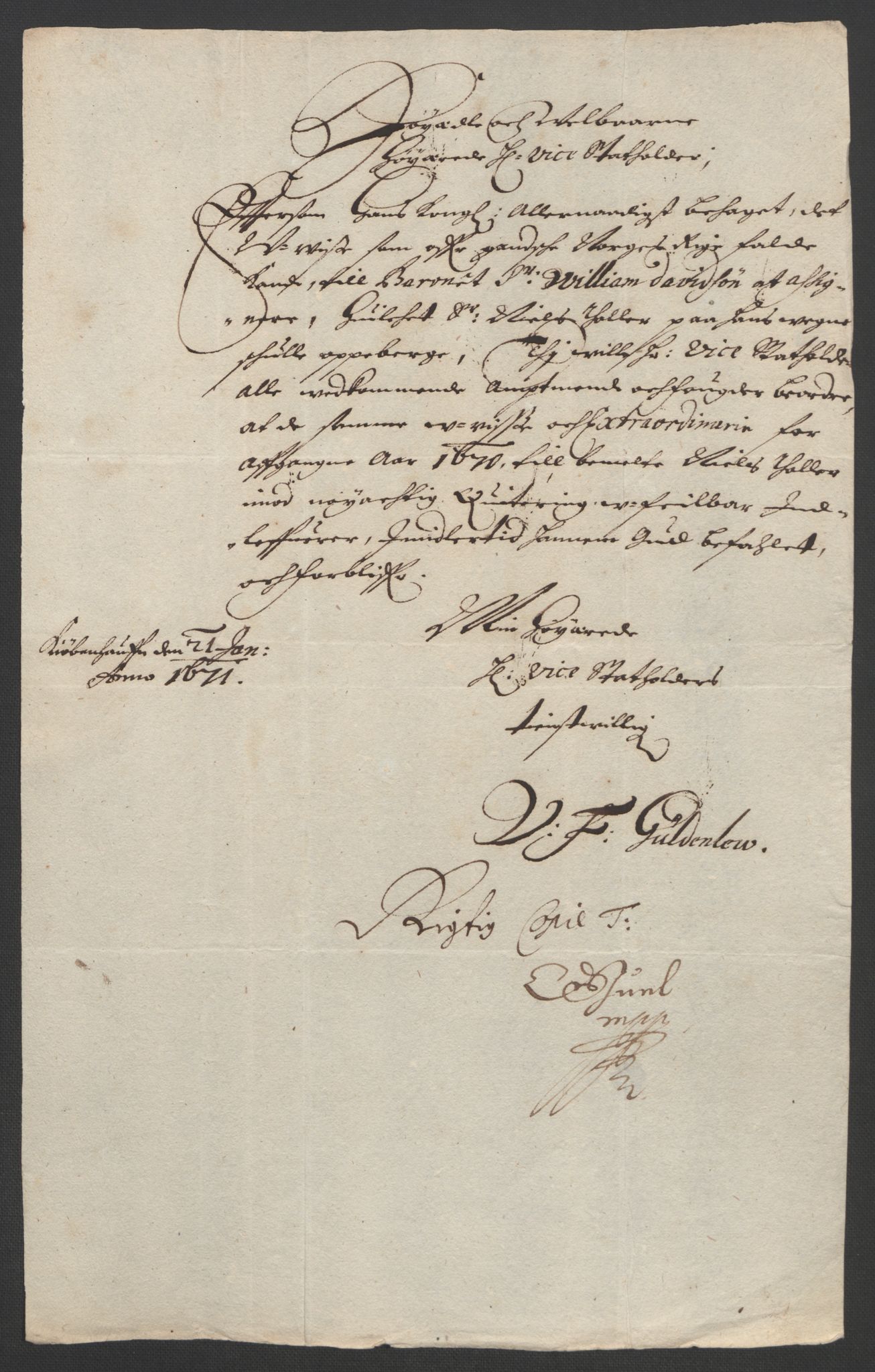 Rentekammeret inntil 1814, Reviderte regnskaper, Fogderegnskap, AV/RA-EA-4092/R32/L1842: Fogderegnskap Jarlsberg grevskap, 1664-1673, p. 175