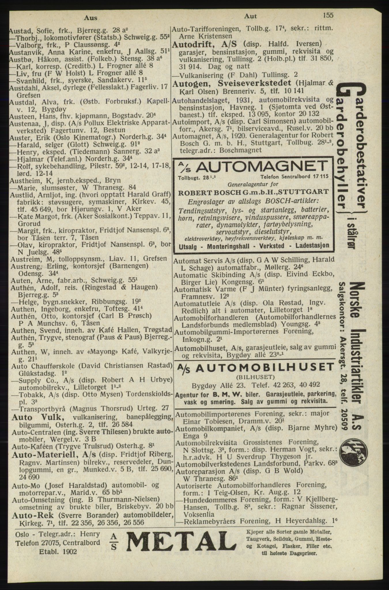 Kristiania/Oslo adressebok, PUBL/-, 1940, p. 173