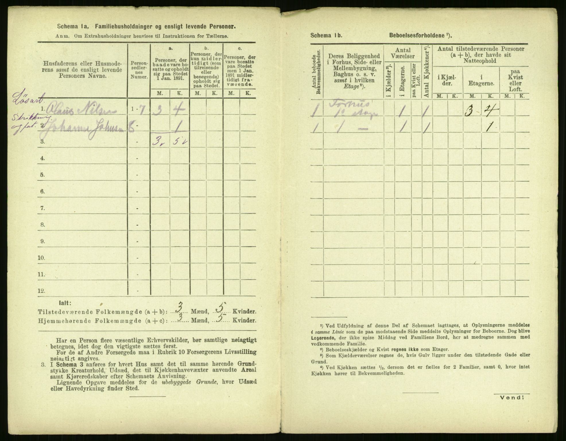 RA, 1891 census for 0301 Kristiania, 1891, p. 157079