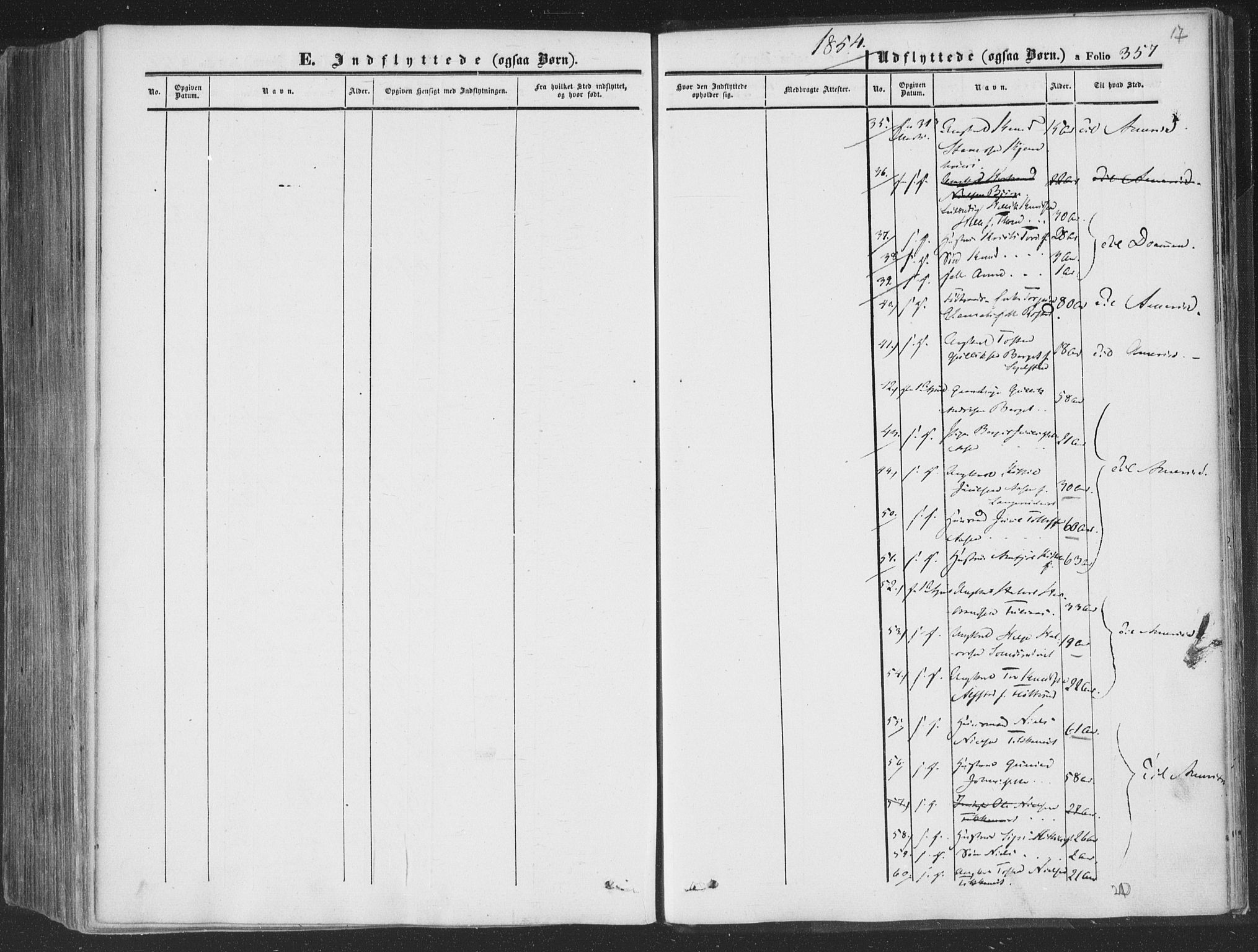 Rollag kirkebøker, AV/SAKO-A-240/F/Fa/L0008: Parish register (official) no. I 8, 1847-1860, p. 357