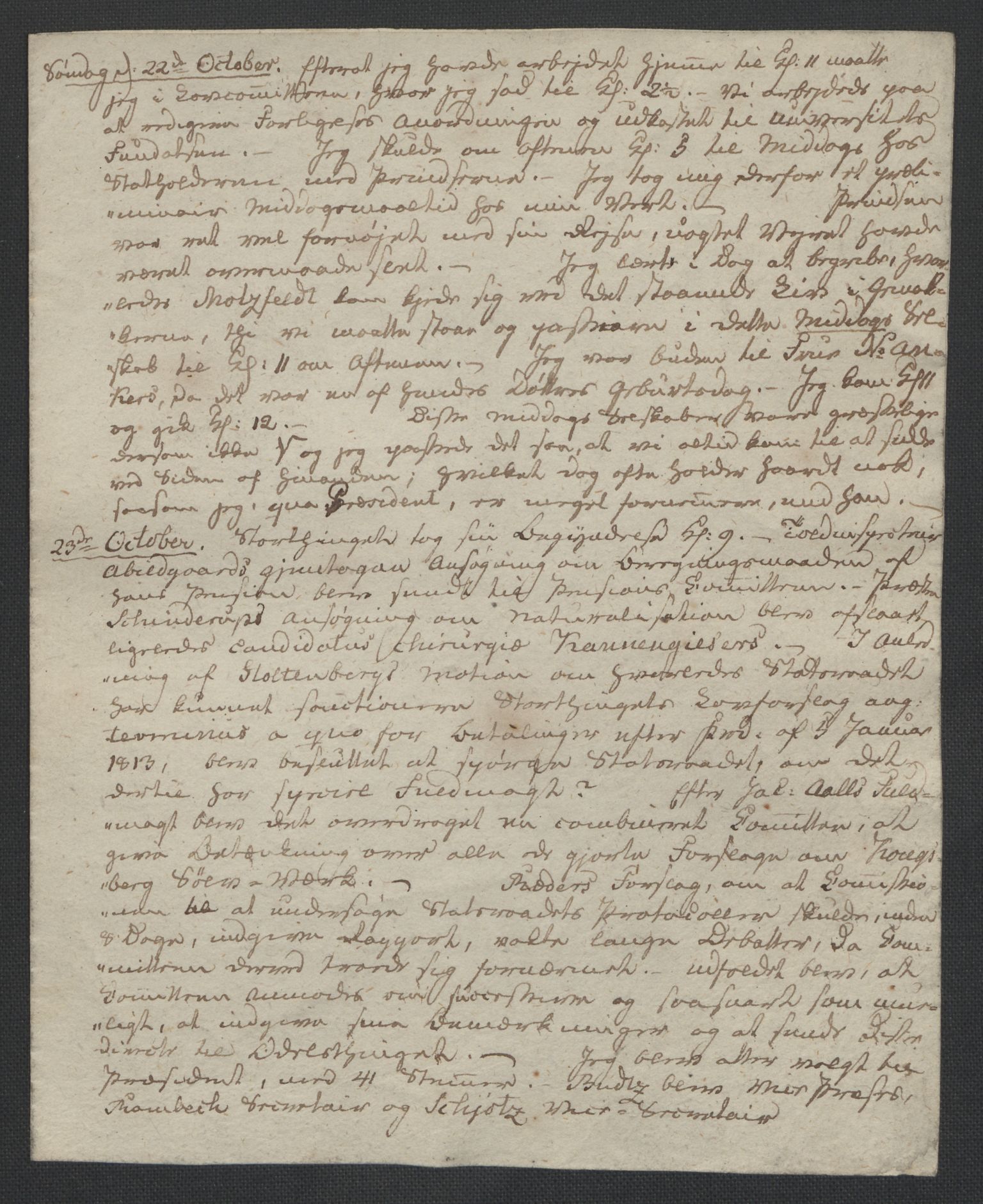 Christie, Wilhelm Frimann Koren, RA/PA-0014/F/L0005: Christies dokumenter fra Stortinget, 1815-1816, p. 104