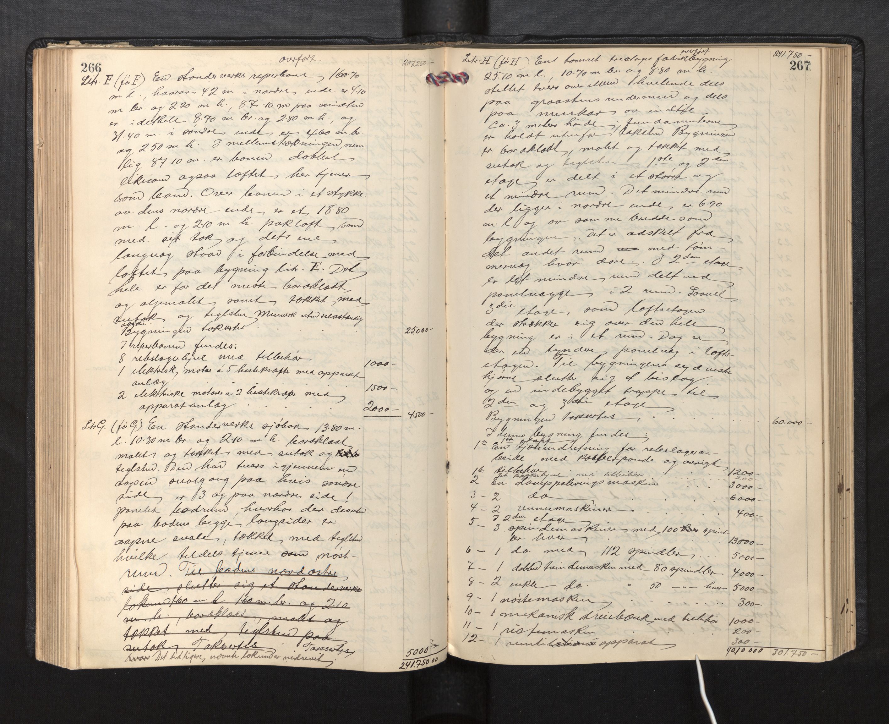 Lensmannen i Fana, AV/SAB-A-31801/0012/L0007: Branntakstprotokoll, 1917-1918, p. 266-267